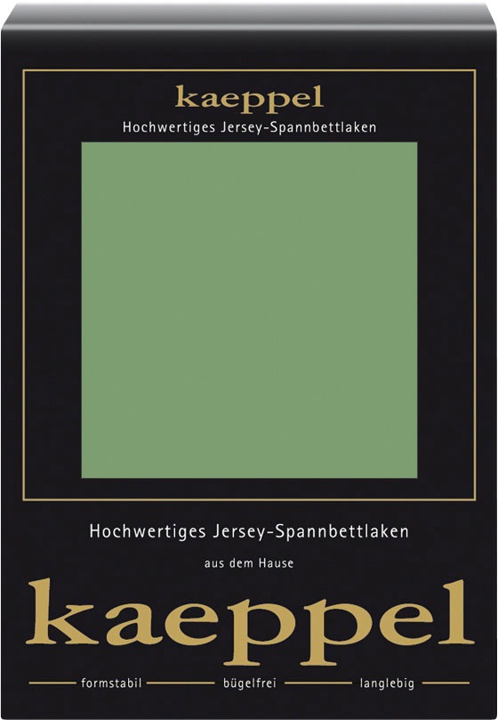 Kaeppel 1100000002199 "Single Jersey Mako Cotton" Bettlaken aus 100% Baumwolle