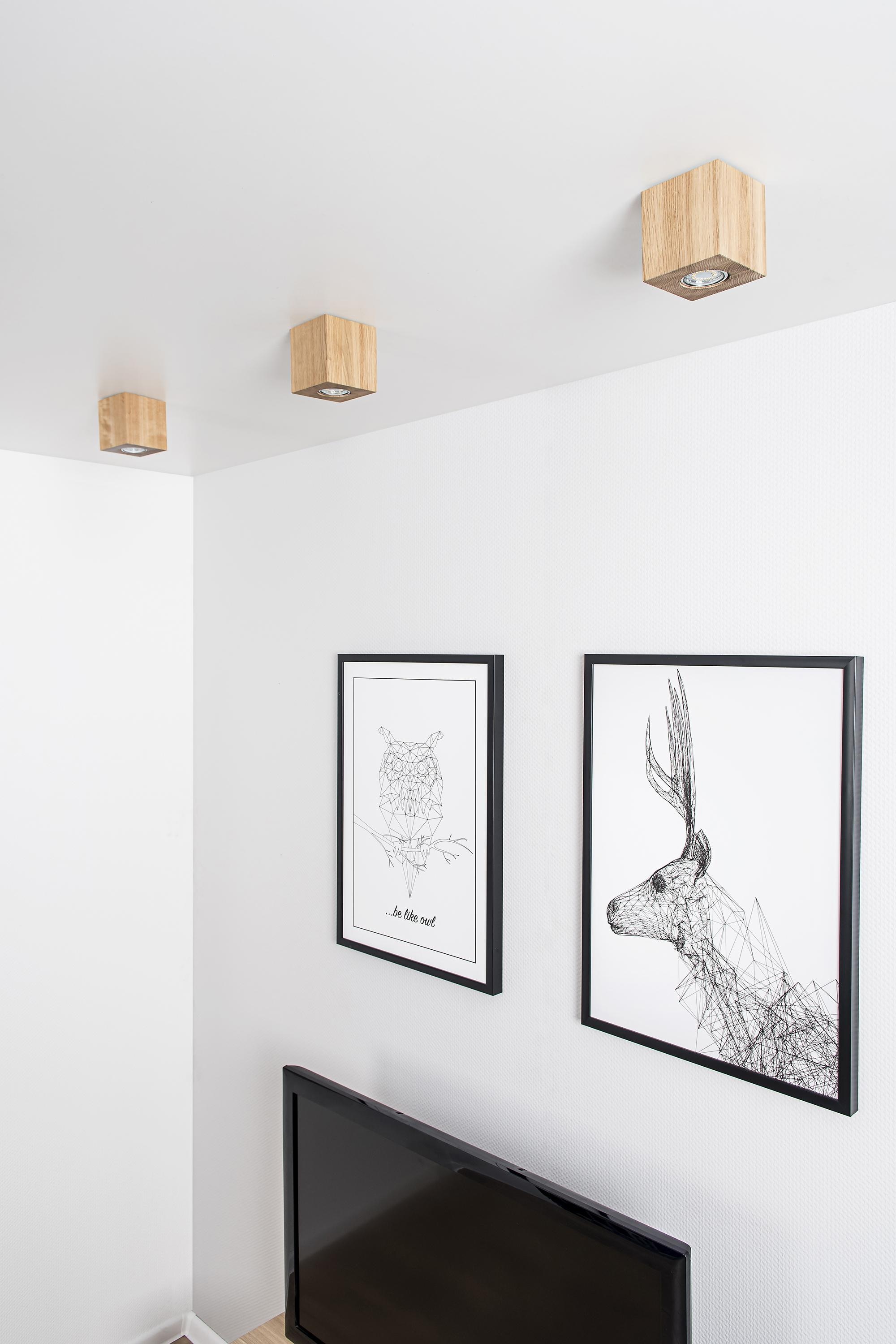 SPOT Light LED Deckenleuchte »WOODDREAM«, Leuchtmittel GU10 | LED wechselbar, LED Deckenlampe