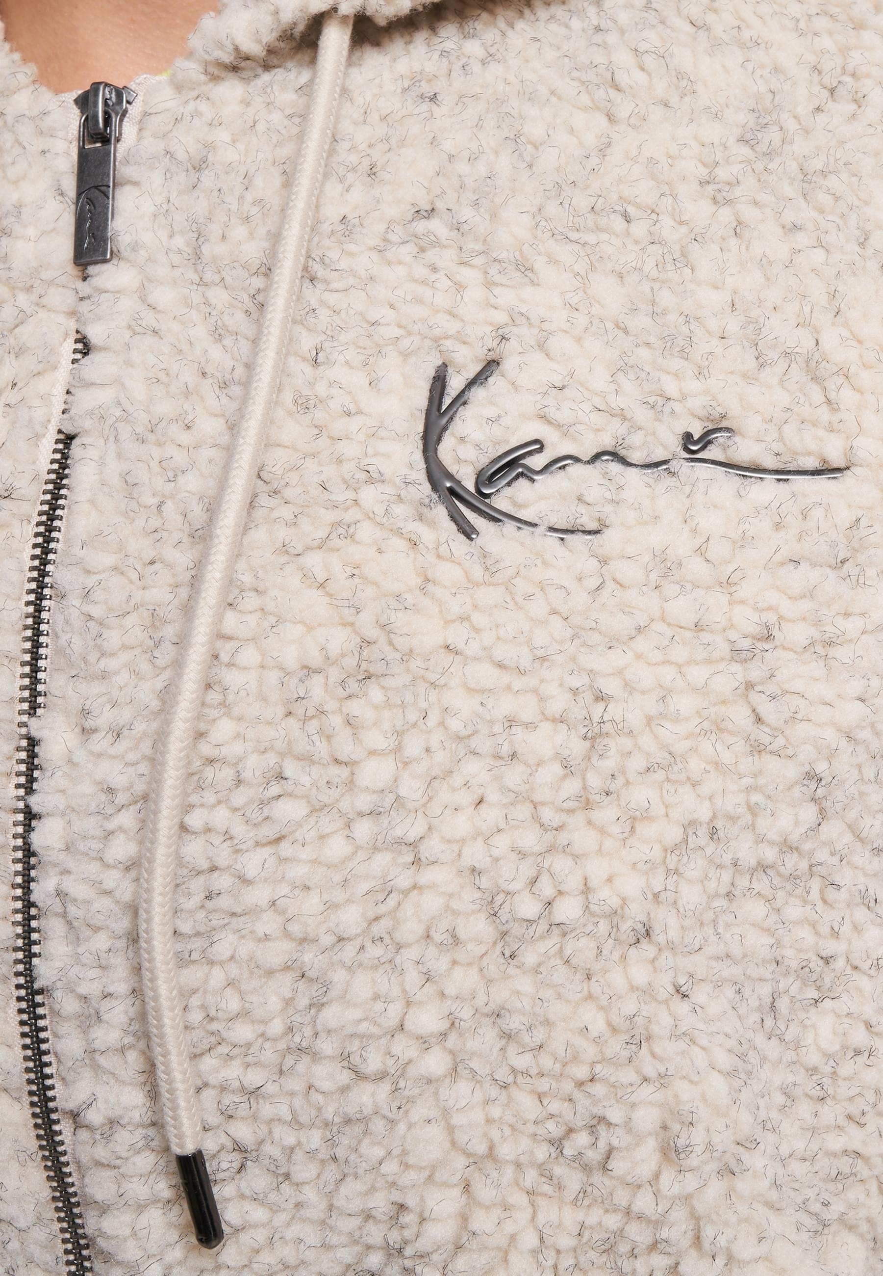 Karl Kani Sweatjacke »Karl Kani Damen KK Metal Signature Teddy Full Zip« 1 Stk. tlg.