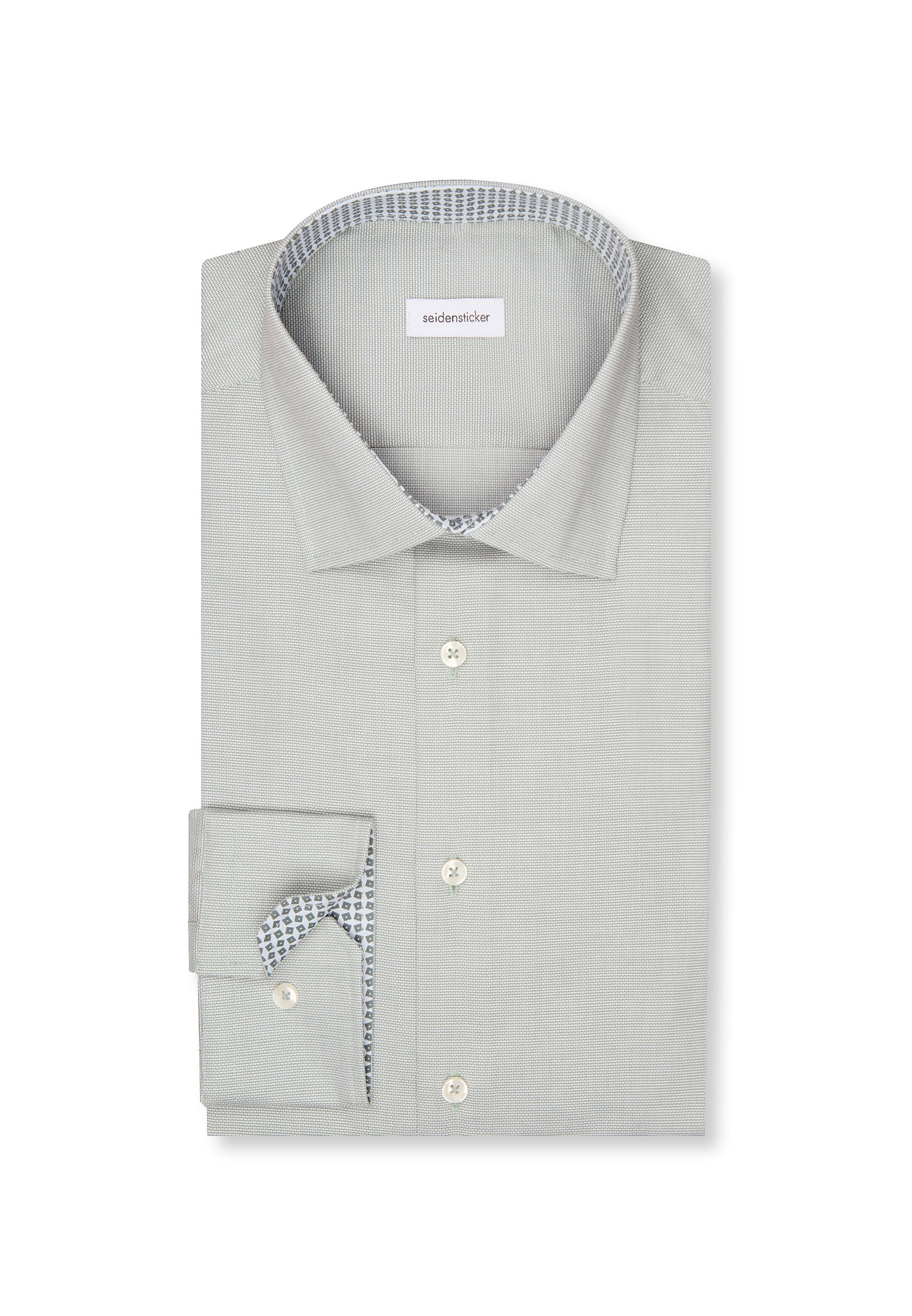 seidensticker Businesshemd »Slim« Slim 1/1 Kentkragen Struktur