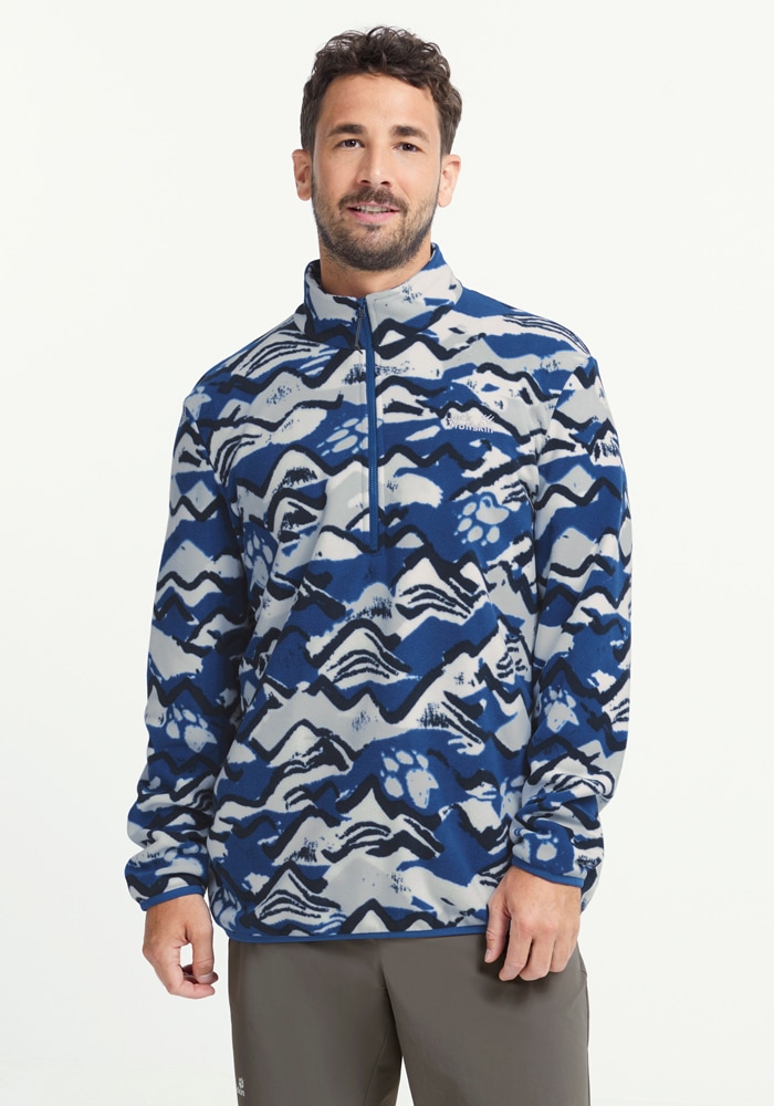 Jack Wolfskin Stehkragenpullover "PAW ERA 100 PRINT HZ M" günstig online kaufen