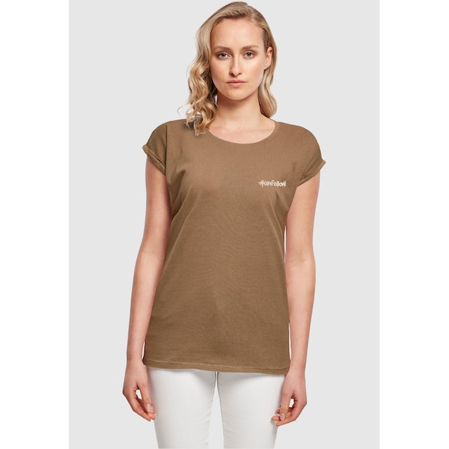 Merchcode T-Shirt »Damen Ladies Unfollow Extended Shoulder Tee«, (1 tlg.)  für bestellen | BAUR