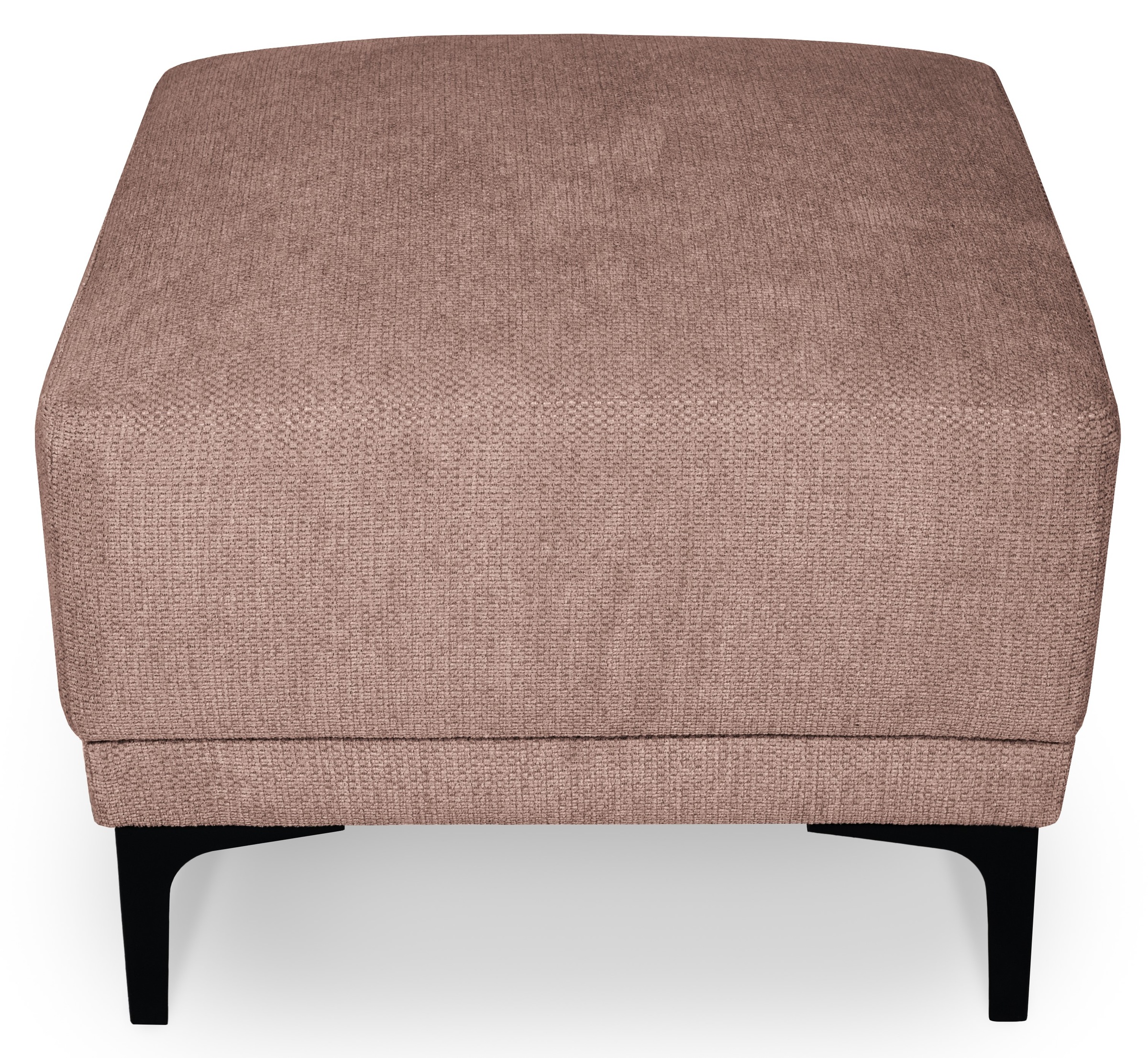 Places of Style Polsterhocker »Xander«, Breite 58 cm, Soft-Touch Chenille, schwarze Metallfüße