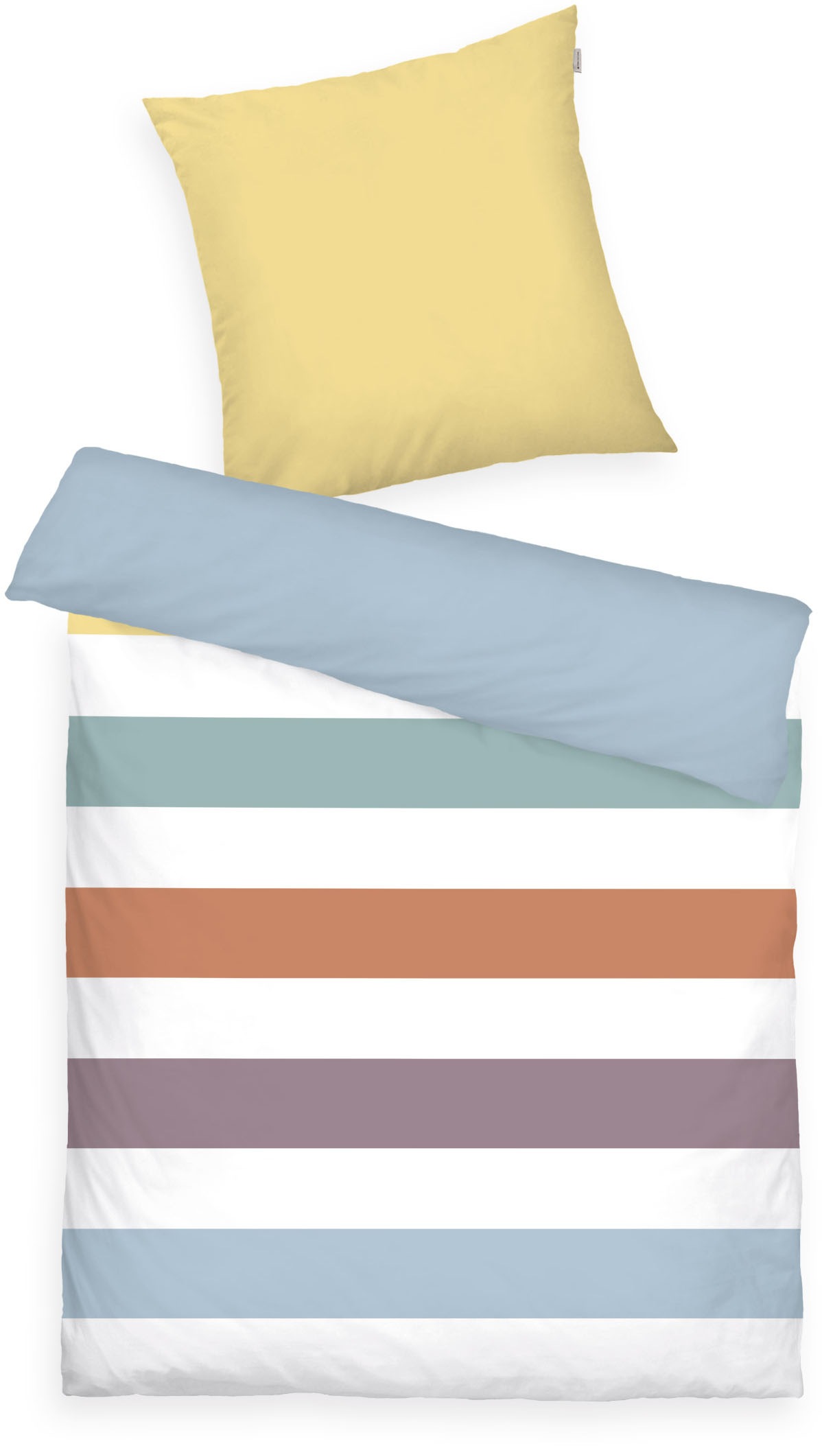 TOM TAILOR HOME Bettwäsche "COLORED STRIPES in Gr. 135x200cm, 155x220cm, 200x220cm oder 100x135cm", new bedroom, gewebte