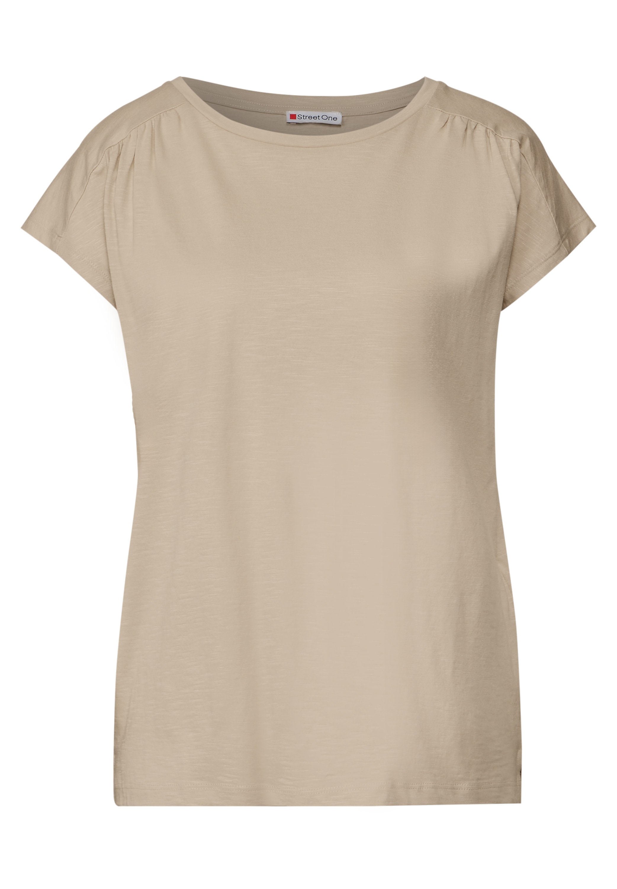STREET ONE Shirttop, mit Raffung