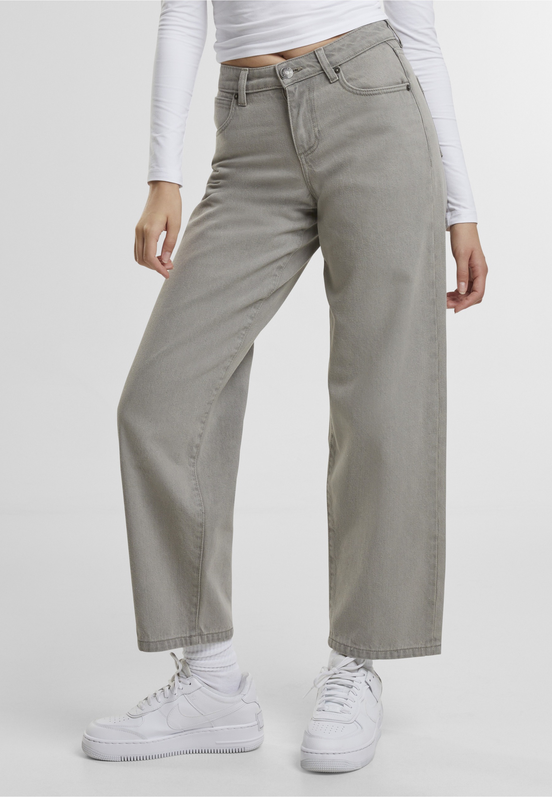 URBAN CLASSICS Bequeme Jeans »Urban Classics Ladies Mid Waist 90´s Jeans«