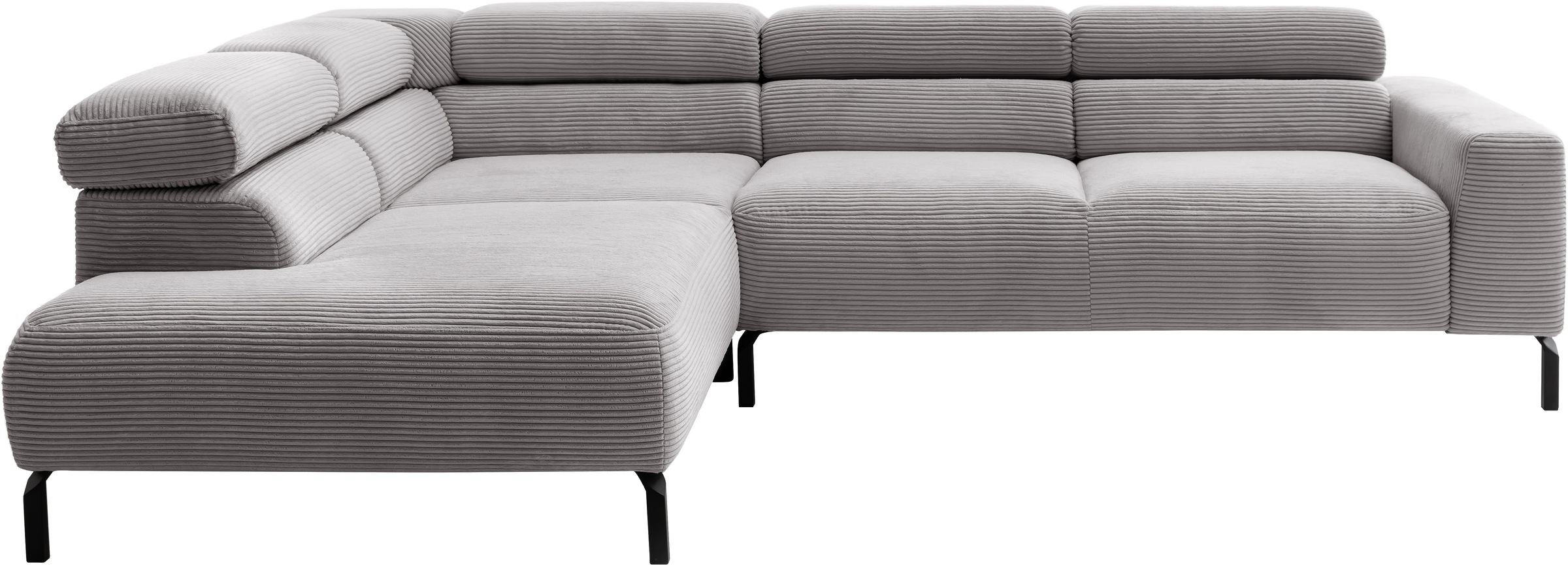 Places of Style Ecksofa "Antonelli, L-Form, inkl. Kopfteilverstellung, Brei günstig online kaufen