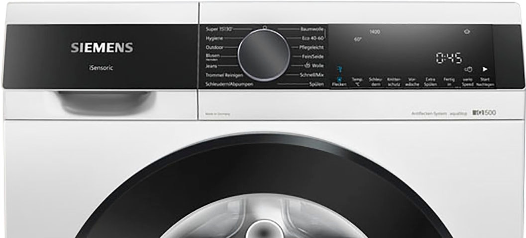 in 1400 U/min, kg, BAUR Made 9 Germany Waschmaschine »WG44G2MECO«, | WG44G21ECO, SIEMENS