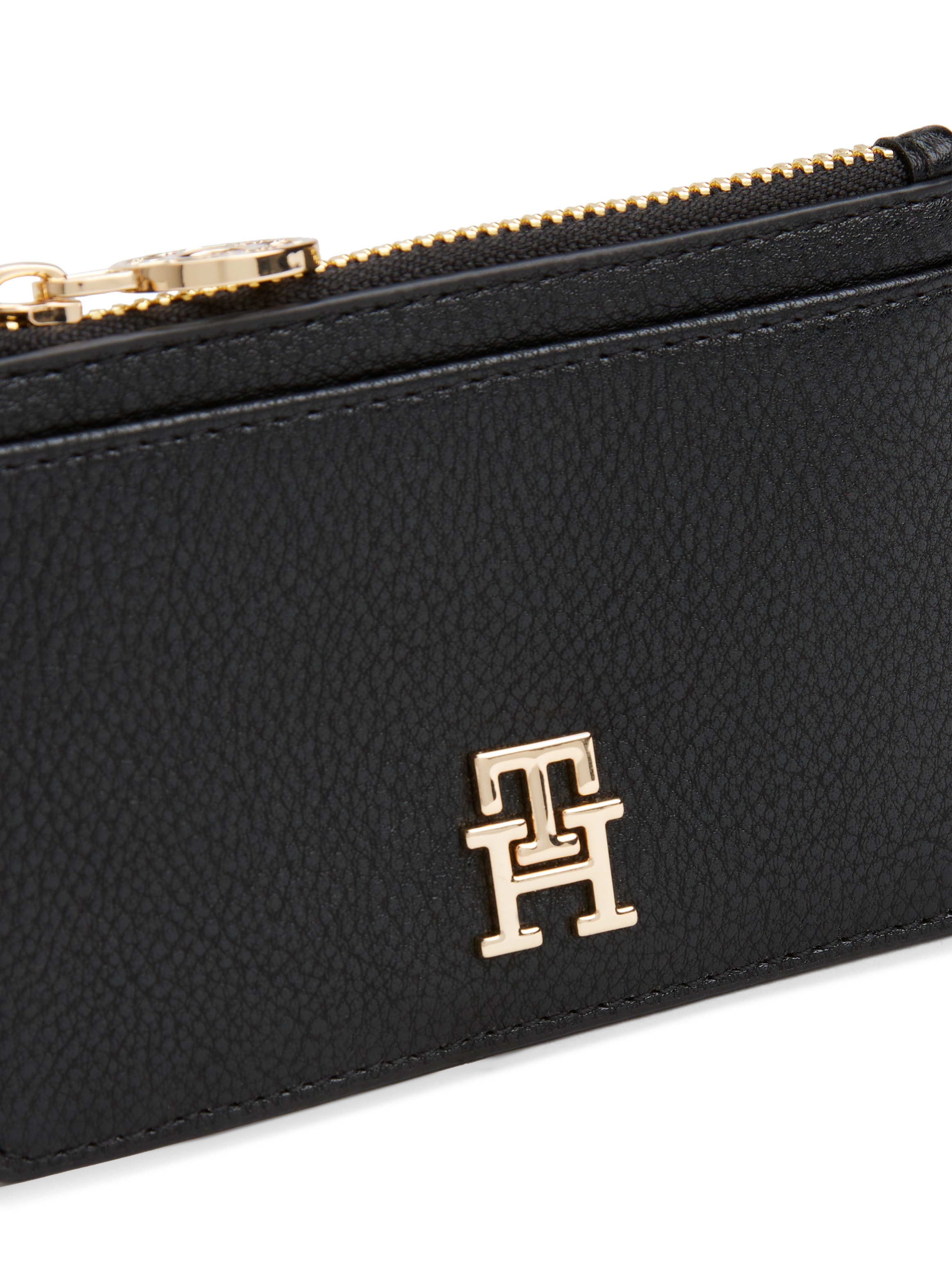 Tommy Hilfiger Kartenetui »TH DISTINCT LONG CC HOLDER«, Damen Geldbeutel, Portemonnaie mit TH-Logo-Schmuckelement