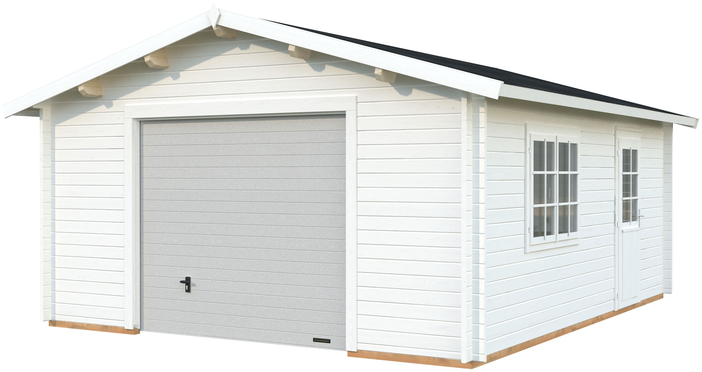 Palmako Garage »Roger, mit Sektionaltor« BxTxH: 514x598x287 cm