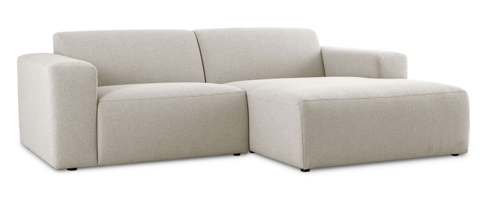INOSIGN Ecksofa »Koa,228cm, L-Form, Modulsofa, Webstoff, Cord«, Designsofa, weicher Lounge-Sitzkomfort, Welleunterfederung, bodentief