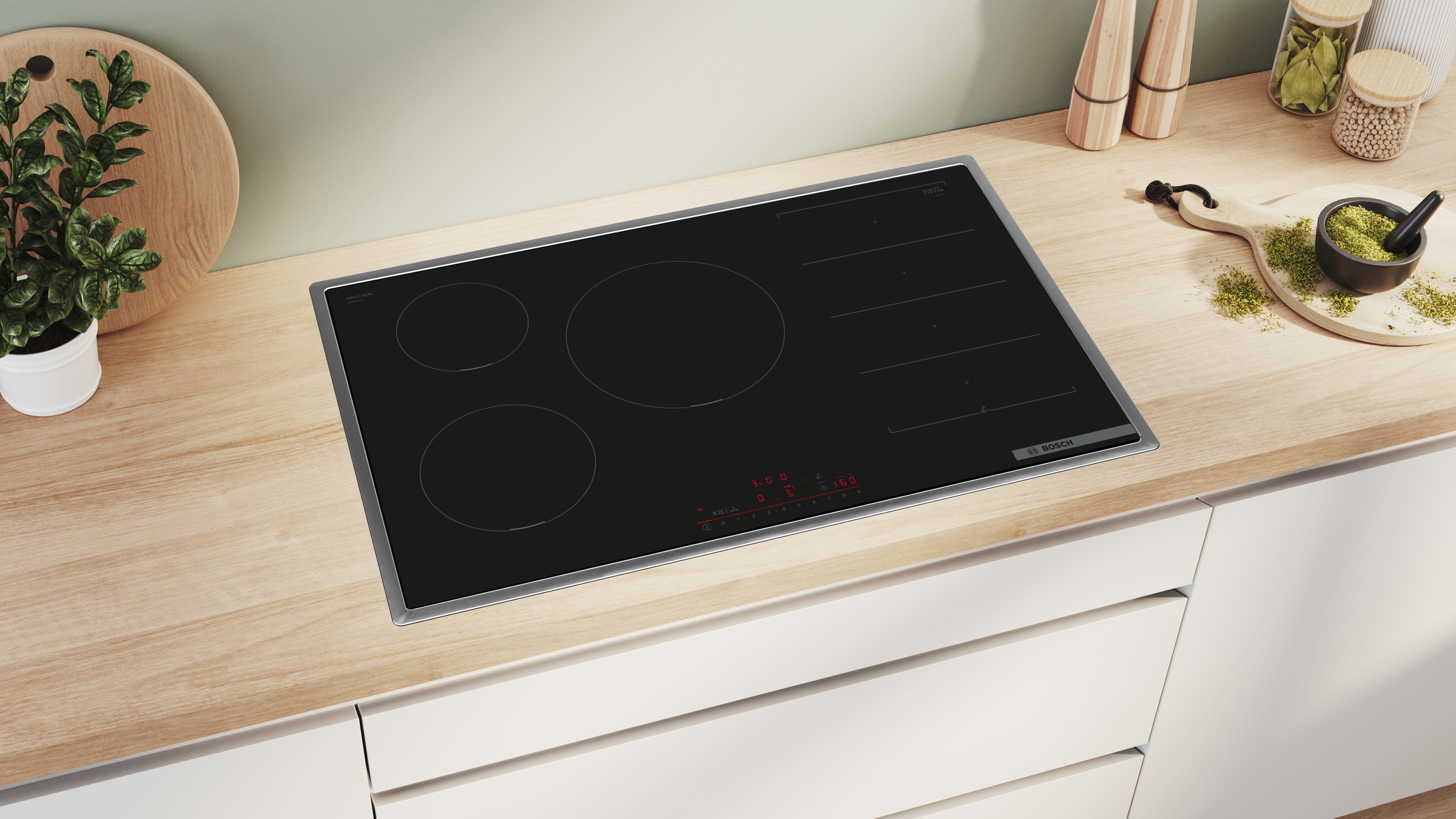 BOSCH Induktions-Kochfeld "PXV845HC1E" DirectSelect für einfachen Bedienkom günstig online kaufen