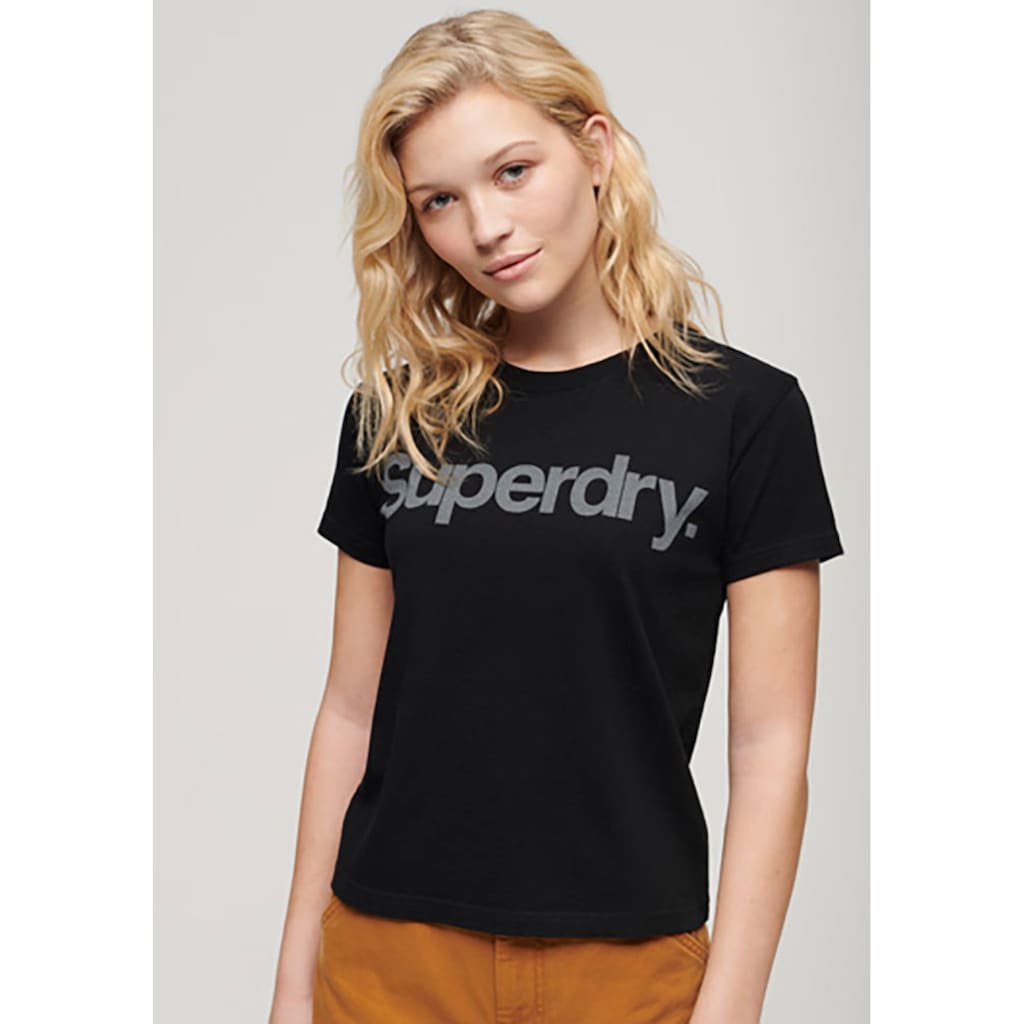 Superdry T-Shirt »CORE LOGO CITY FITTED TEE«