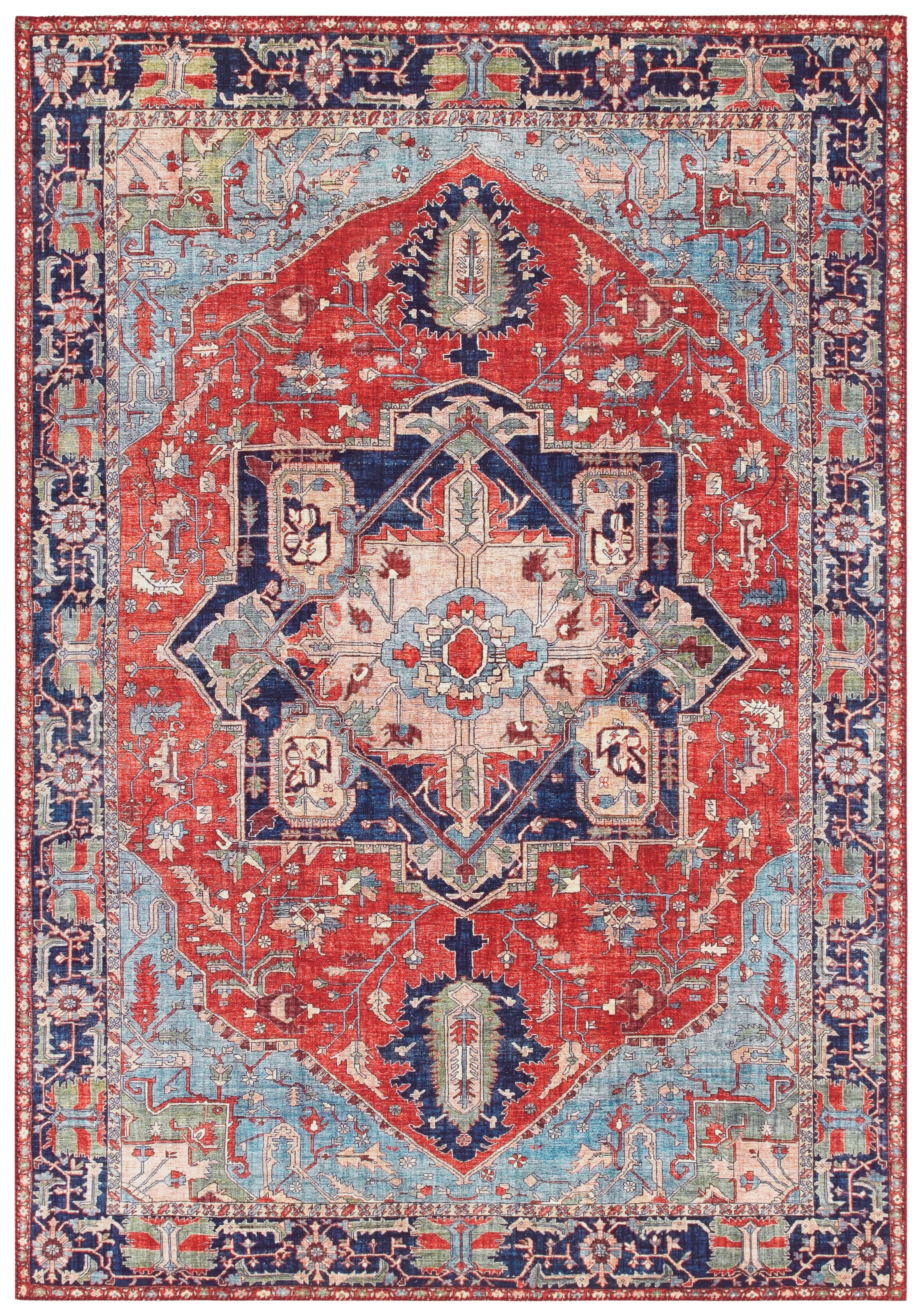 ELLE DECORATION Teppich »Hamadan«, rechteckig, 5 mm Höhe, Orientalisch, Läufer, Kurzflor, Wohnzimmer, Schlafzimmer, Esszimmer