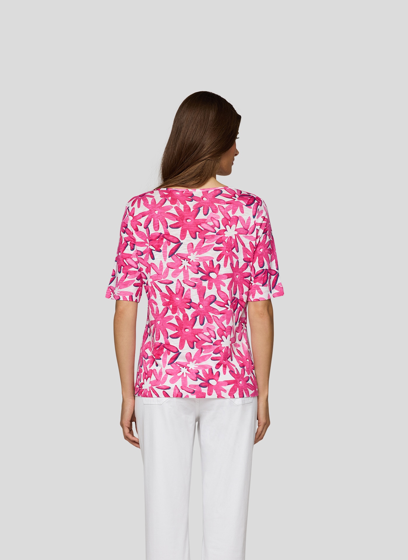 Rabe T-Shirt, mit floralem Print