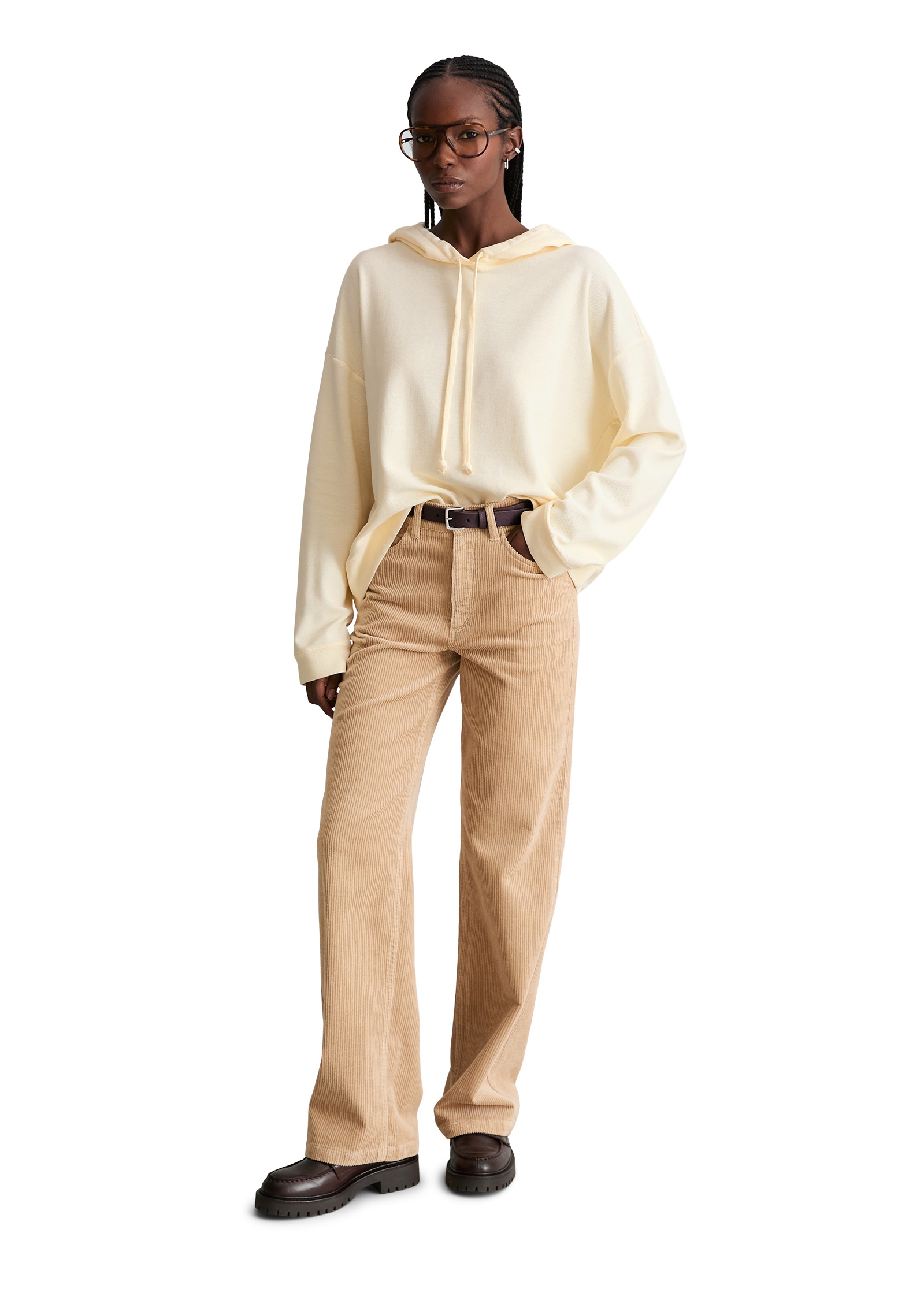 Marc O'Polo DENIM Langarmshirt »aus weichem Waffle-Jersey«