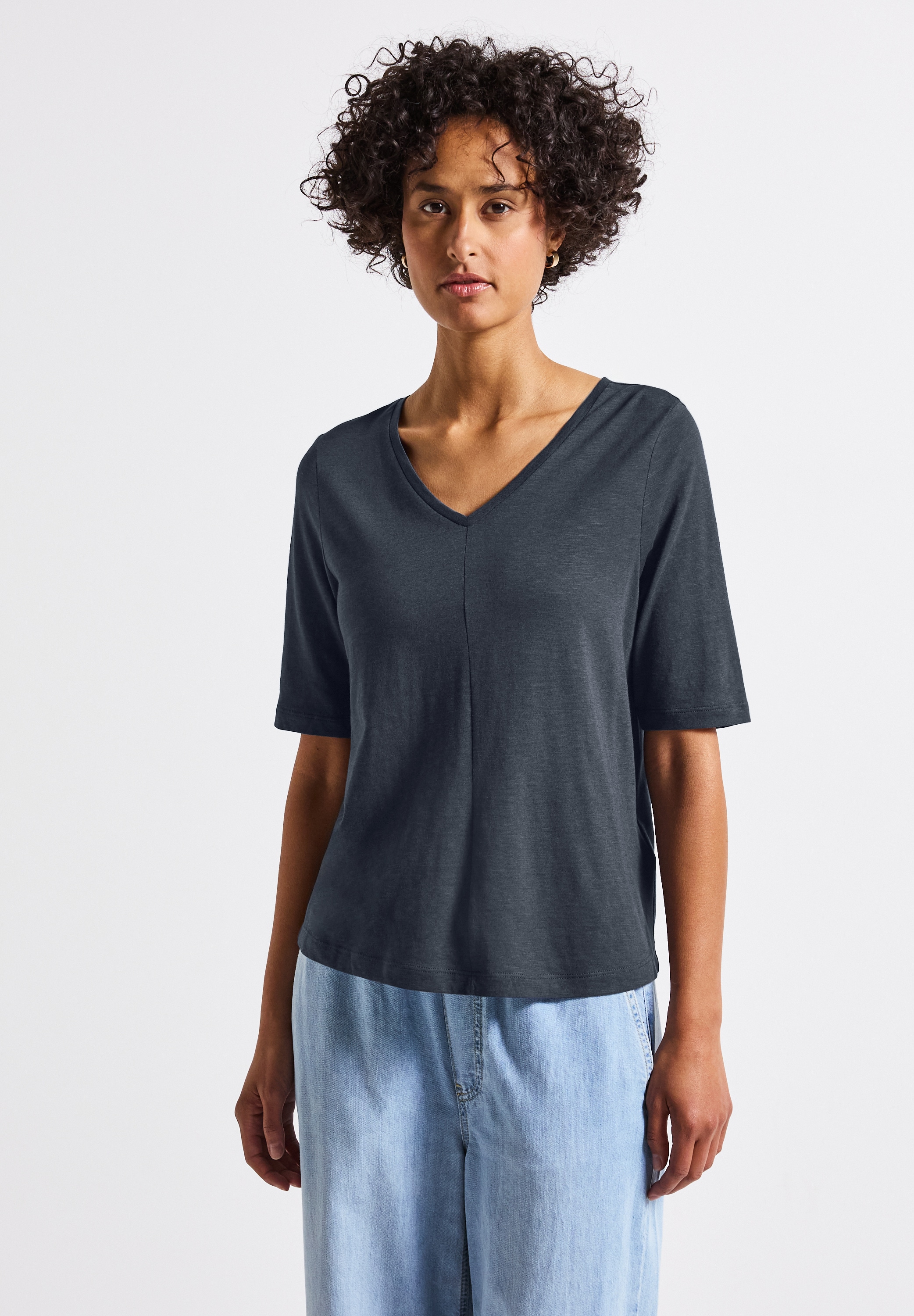 STREET ONE T-Shirt, im soften Baumwoll-Mix günstig online kaufen