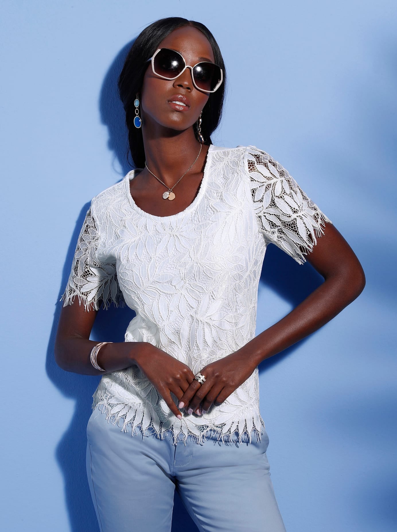 creation L Spitzenshirt "Shirt", 1 Stk. günstig online kaufen