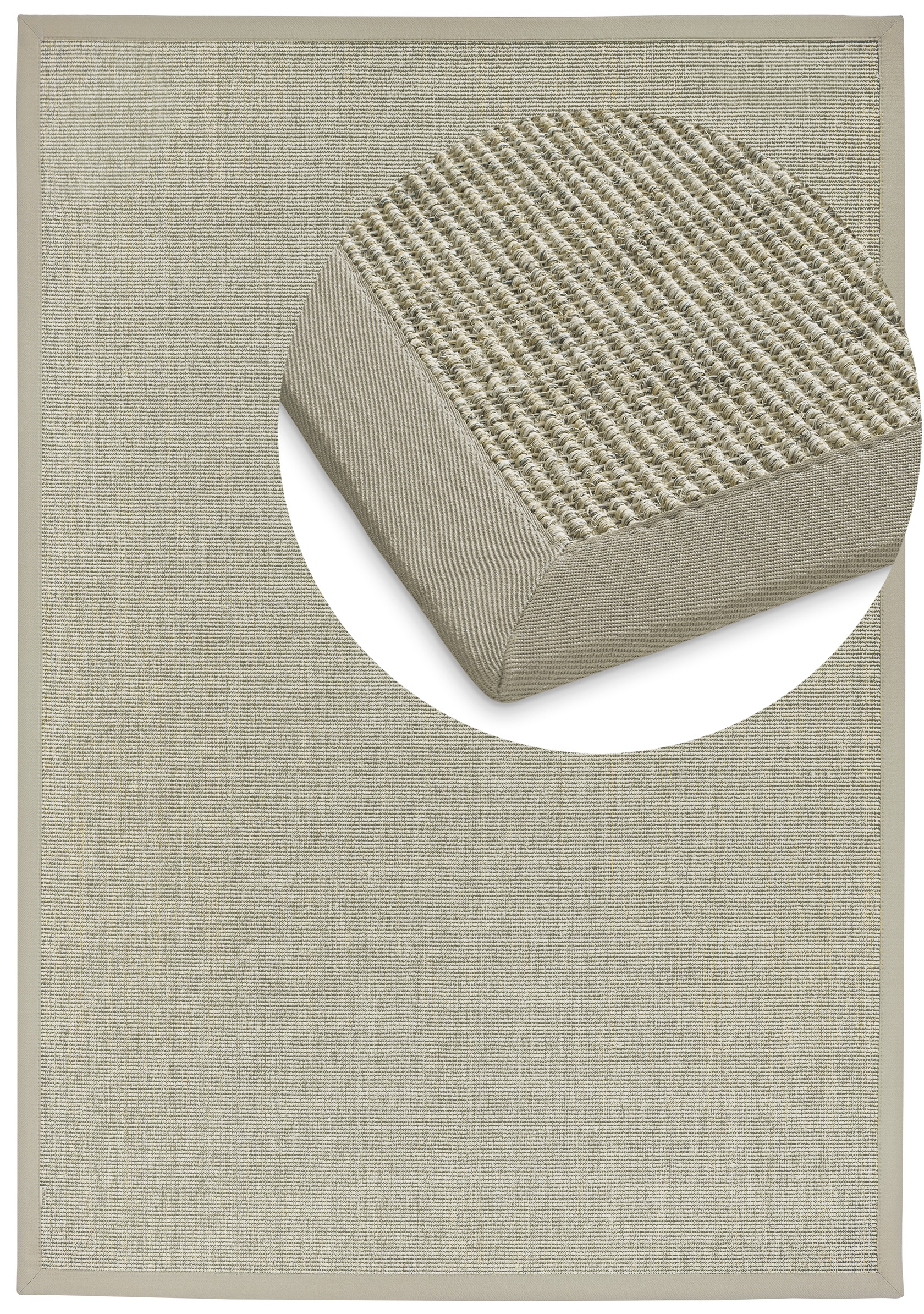 Dekowe Sisalteppich "Mara S2 mit Bordüre" rechteckig 5 mm Höhe Flachgewebe, günstig online kaufen