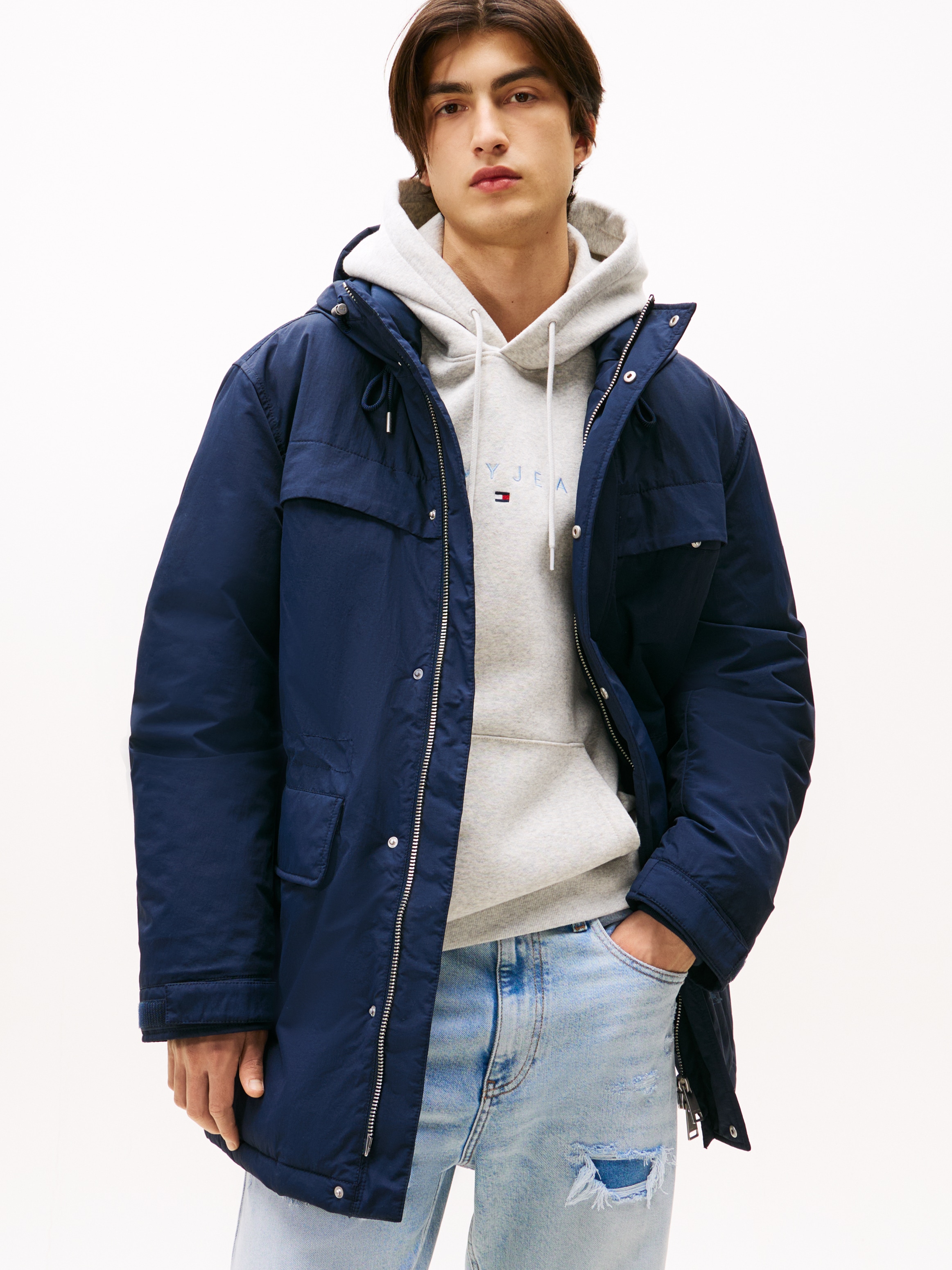 Tommy Jeans Parka "TJM CITY READY" mit Kapuze wasserabweisend, relaxed fit, günstig online kaufen