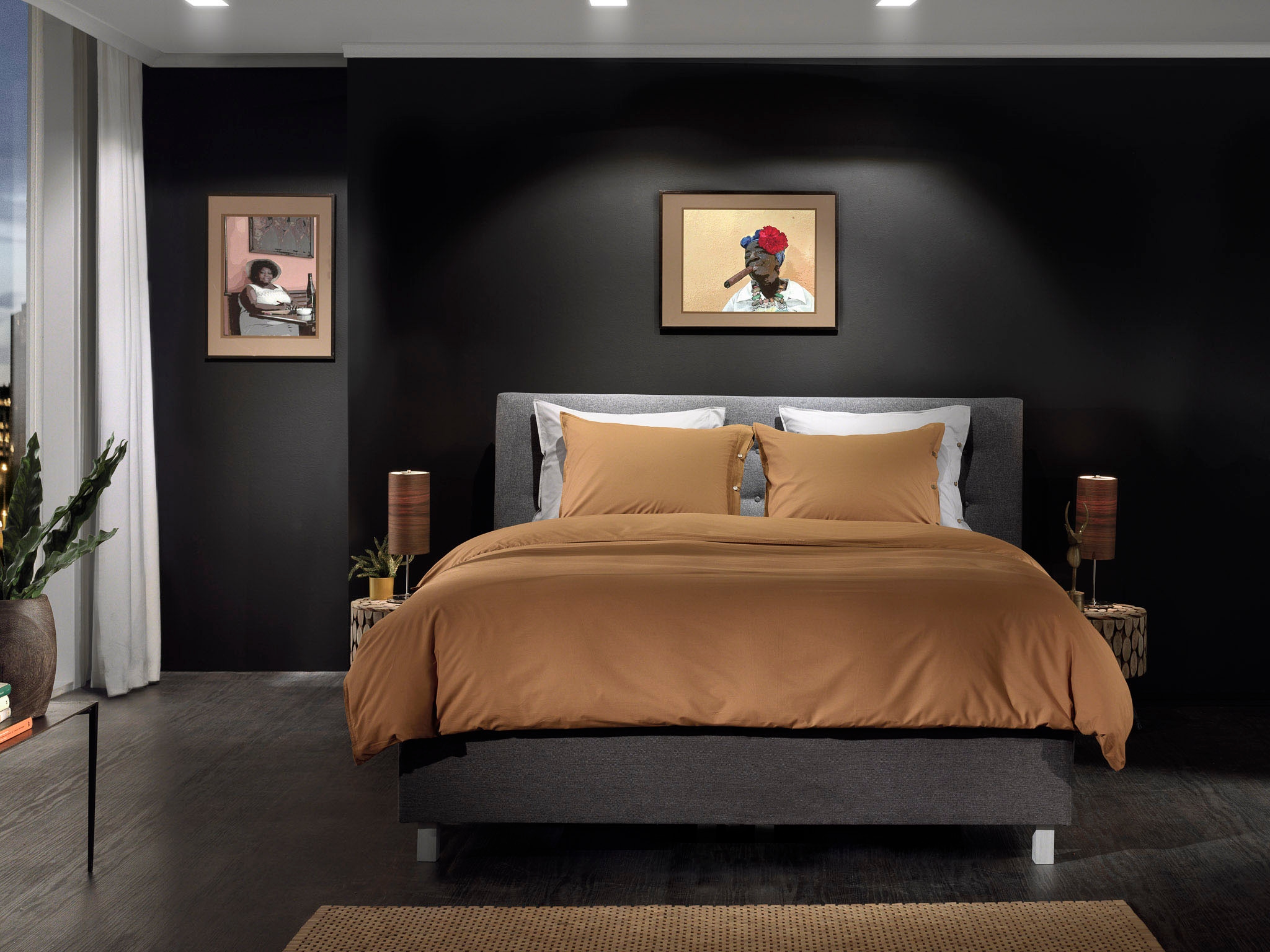 YELLOW Bettwäsche "Percale" 2 Uni Design, 100% Baumwolle ab 135x200 cm. günstig online kaufen