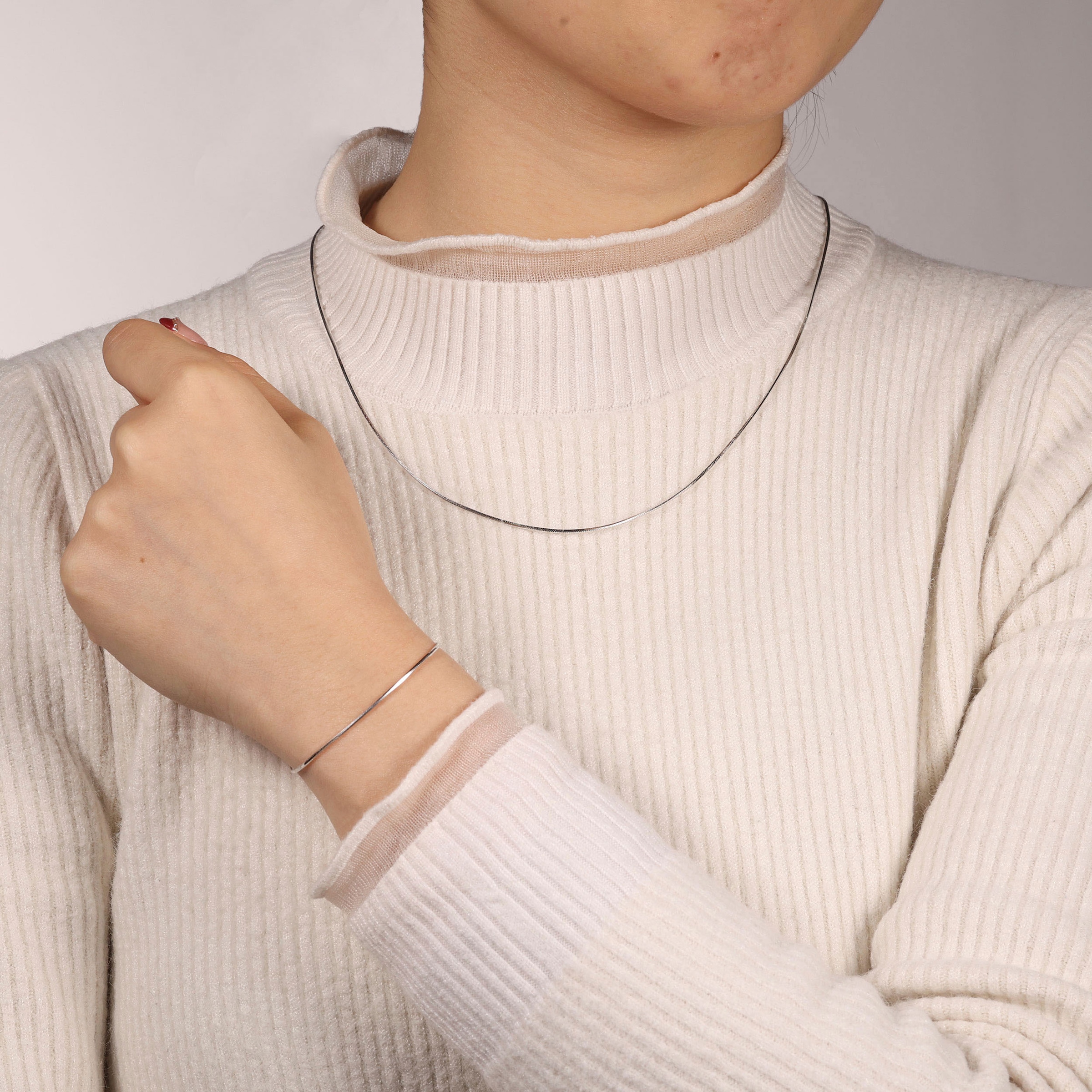 Firetti Silberkette »Schmuck Geschenk Silber 925 Armband Kette Fußkette Bauchkette Omega«, in verschiedenen Längen erhältlich