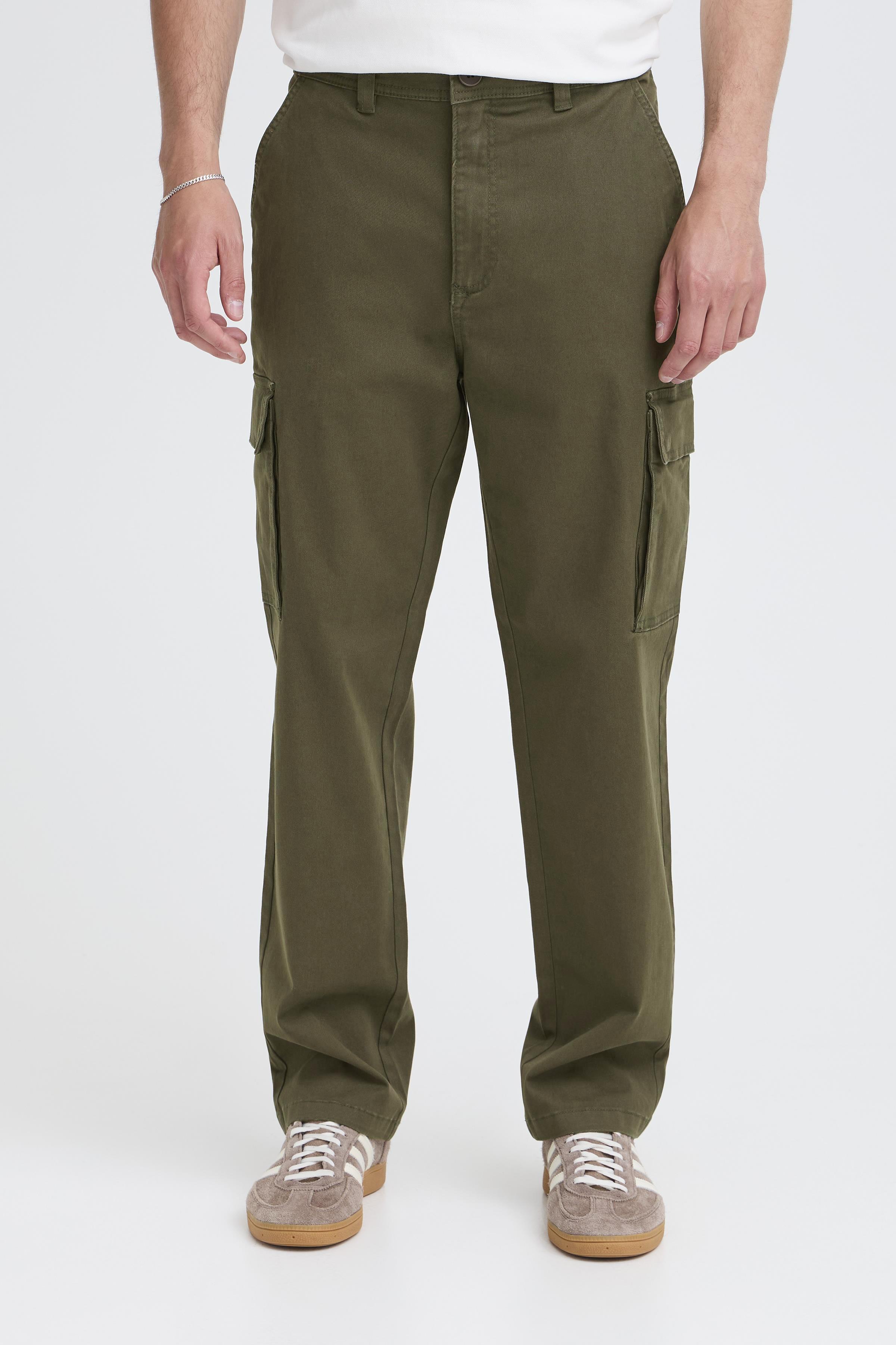Blend Cargohose "BHNATAN CARGO" aus Baumwollmischung, lockere Passform, knöchellange Schnittform