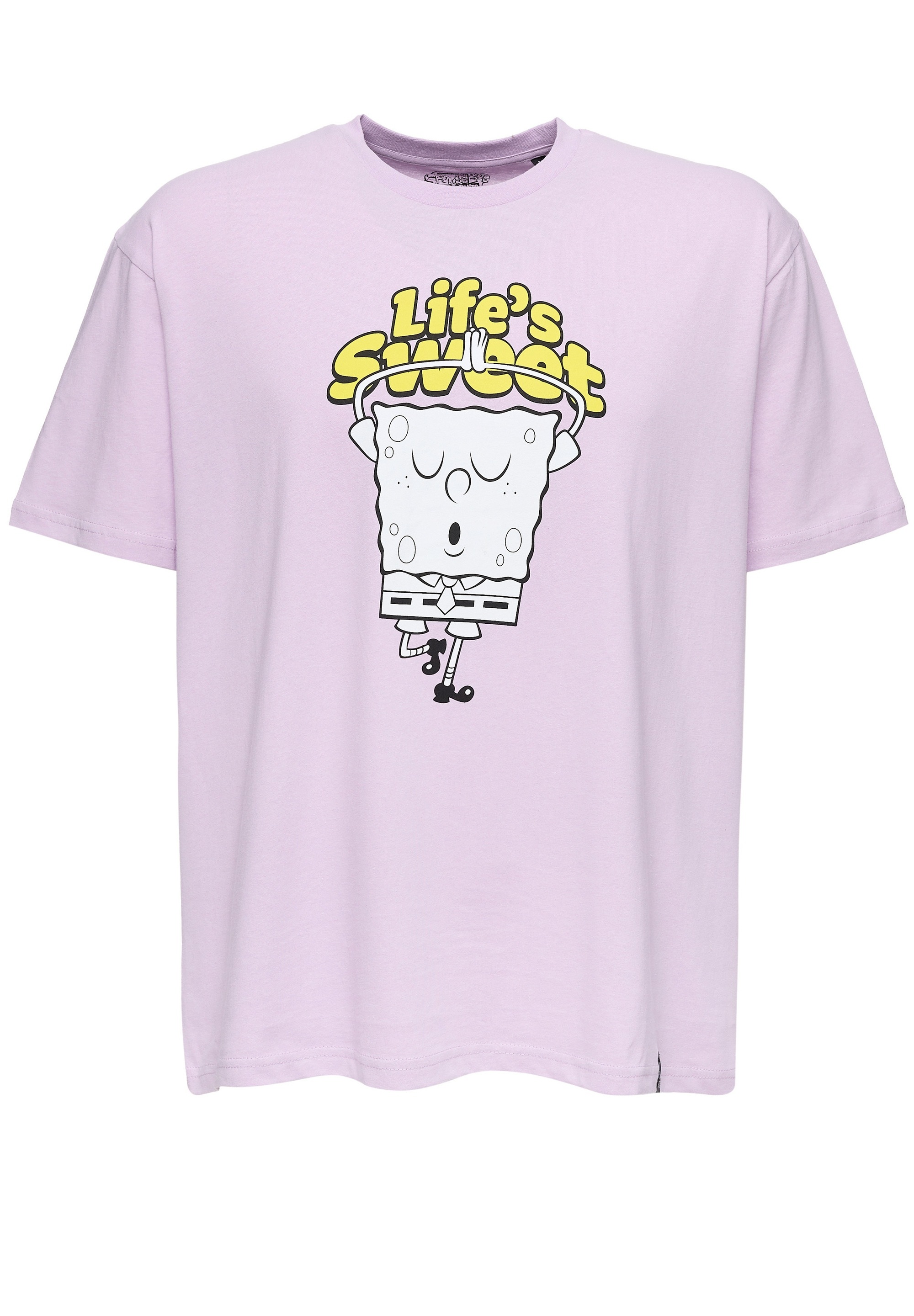 Recovered T-Shirt »SpongeBob Lifes Sweet Relaxed«, (1 tlg.), im lockeren Schnitt