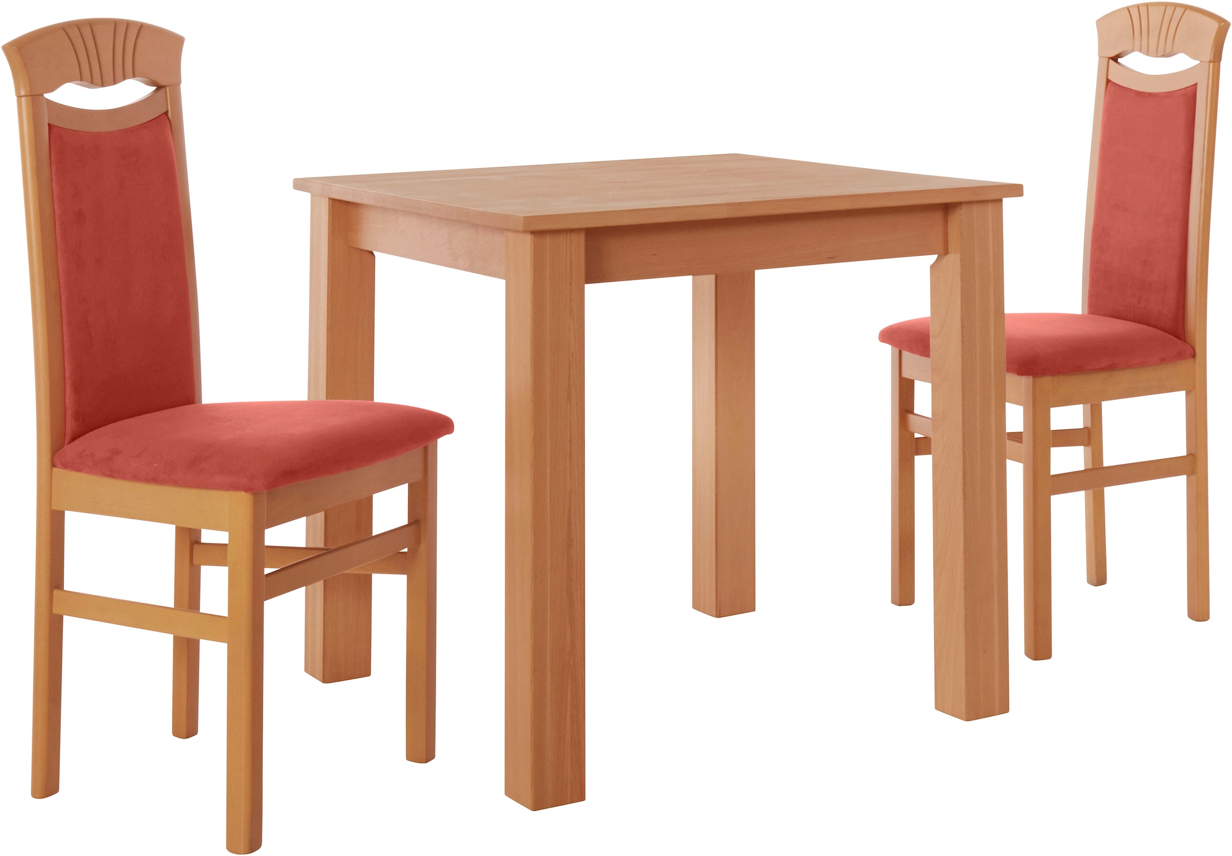Home affaire Essgruppe "Luisa + Franz Set" Set, 3tlg, 3 Stk. tlg. Buche Mas günstig online kaufen