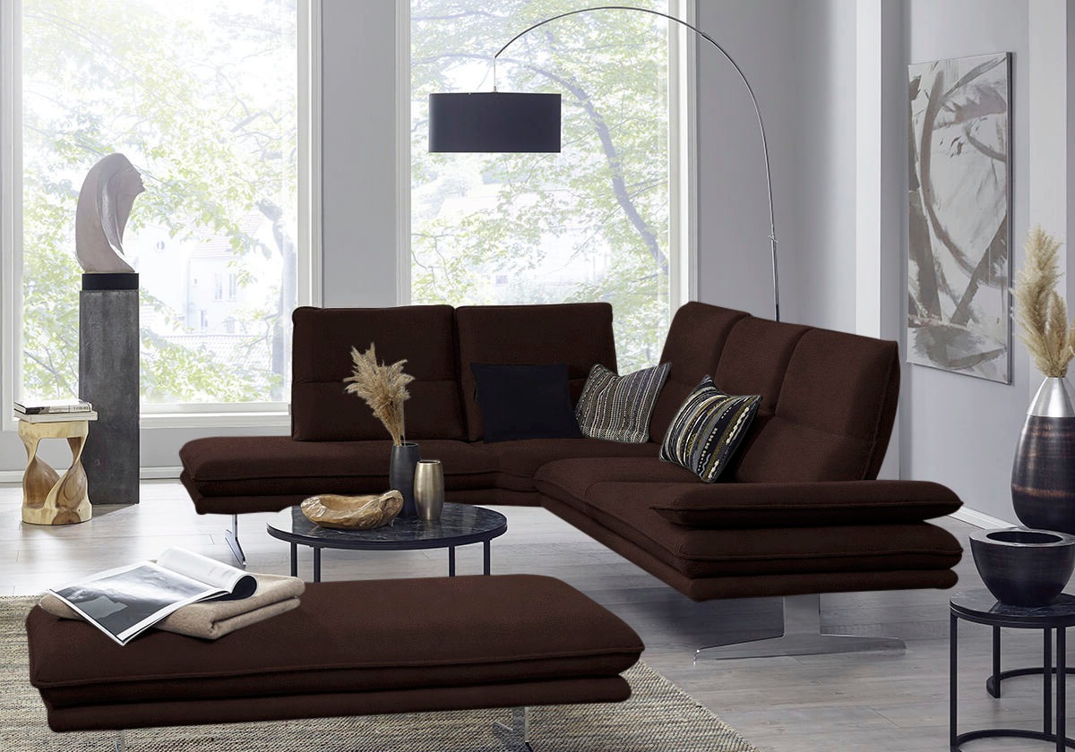 W.SCHILLIG Ecksofa "broadway, Designsofa, mit tollem Sitzkomfort, L-Form", günstig online kaufen