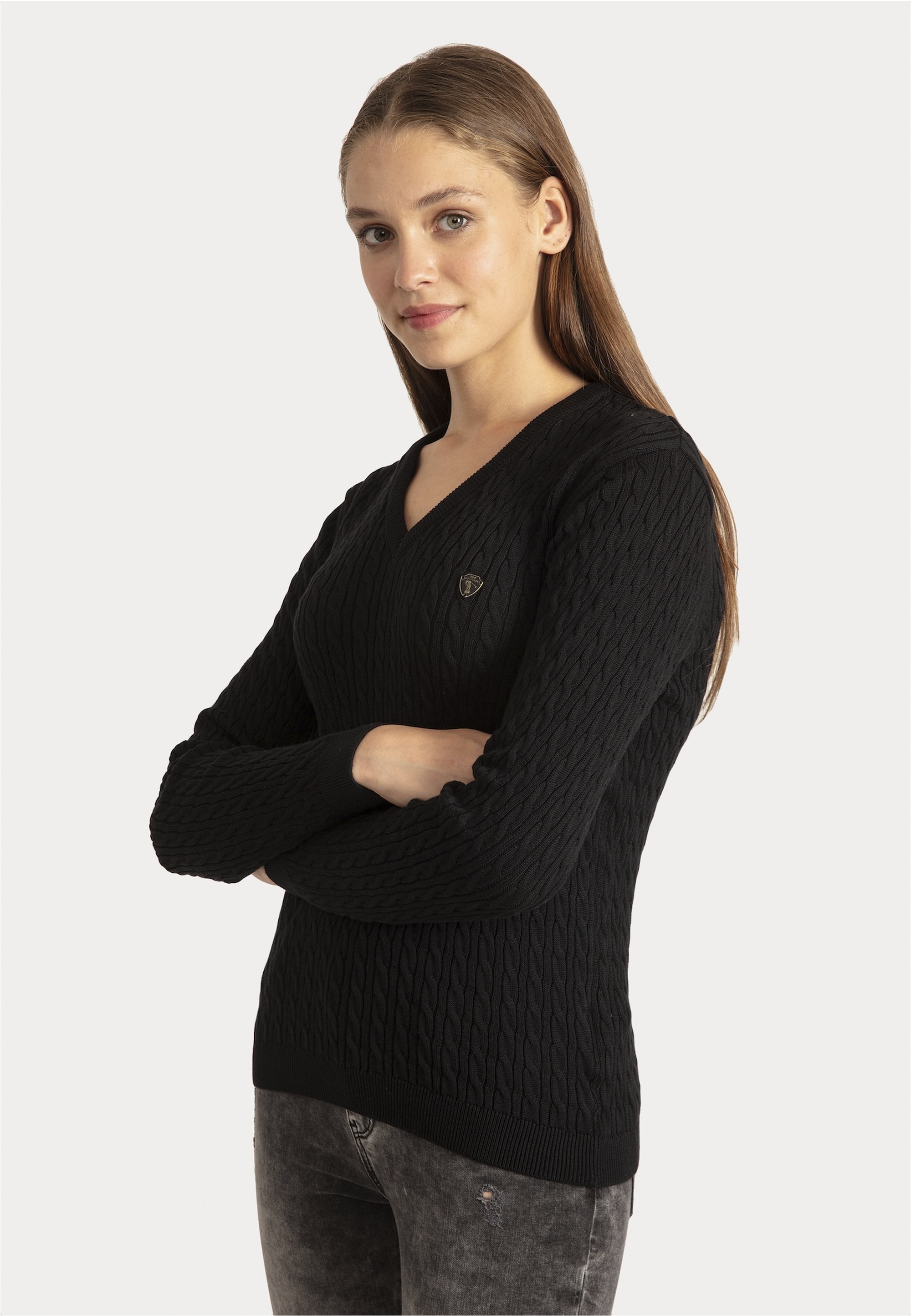 SIR RAYMOND TAILOR V-Ausschnitt-Pullover »Jena«, in klassischem Design