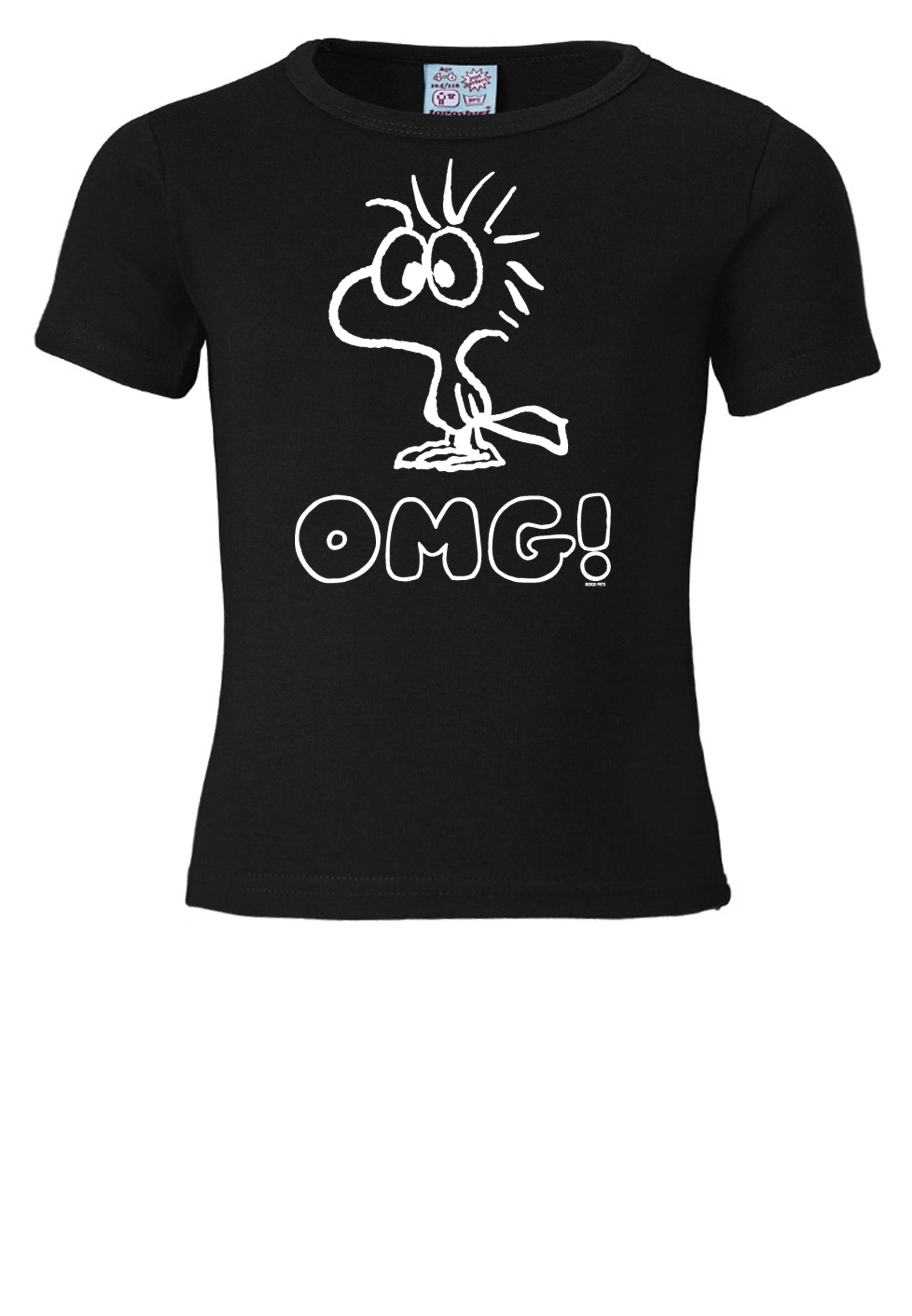 T-Shirt »Woodstock - OMG!«, mit lizenziertem Originaldesign