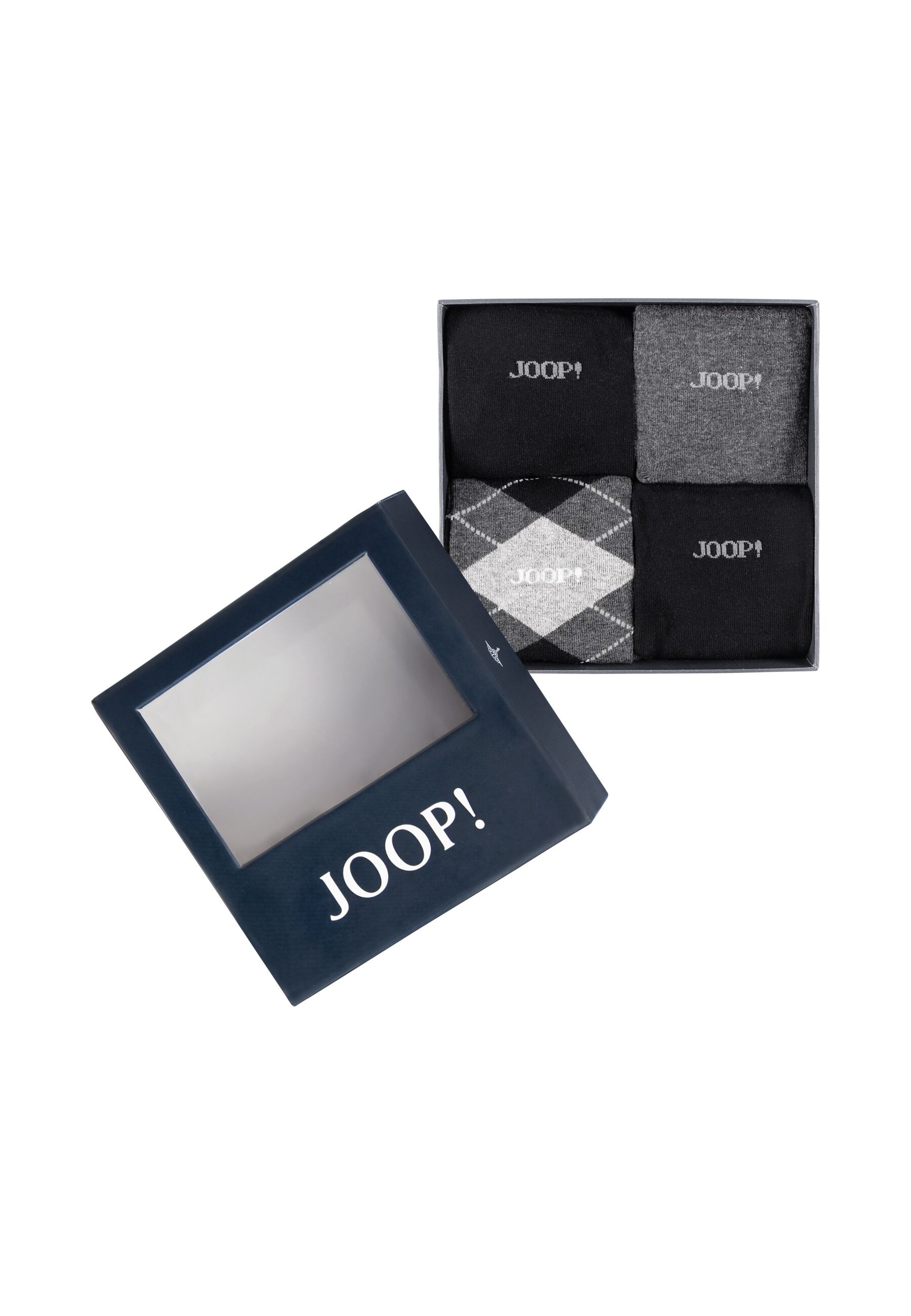 JOOP! Socken »Socken 4er Pack«, 4er Pack Elegante Geschenkbox, Aus OCS-zertifizierter Baumwolle gefertigt