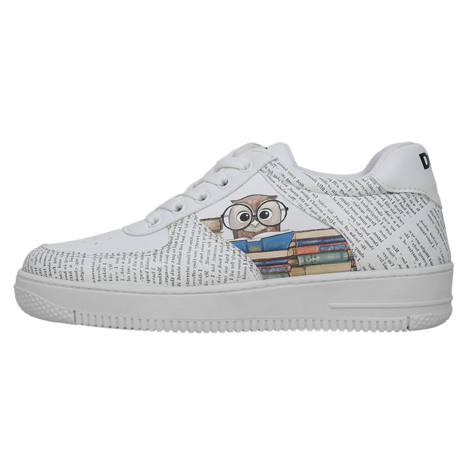 DOGO 1100000002199 "Dice Low-Top Sneaker Daisy Stripes Damen Sneaker, Dice Low-Top" Handgefertigt