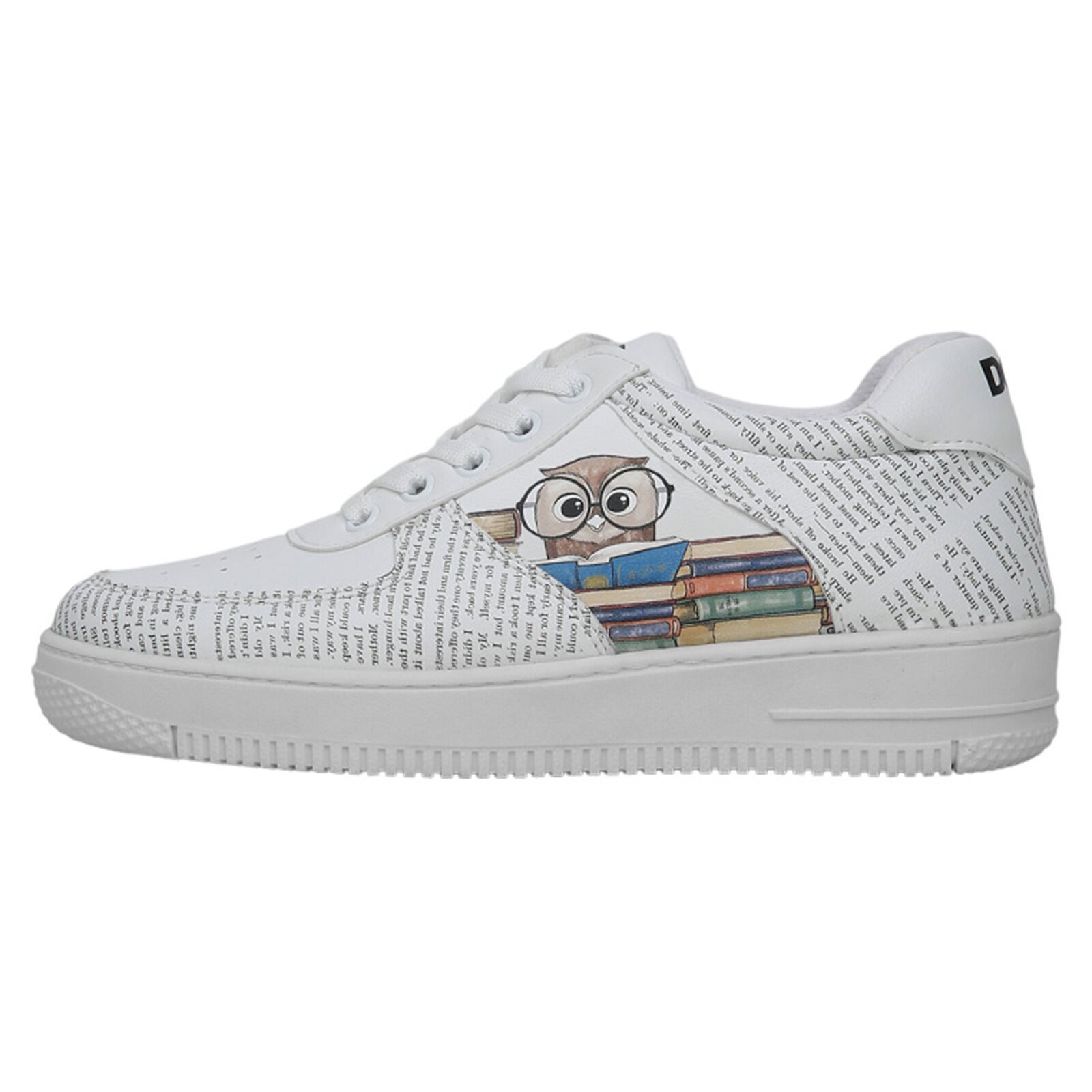 DOGO Damen Sneaker "Dice Low-Top Sneaker Wonder Lola Bunny Damen Sneaker", Gr. 39, braun, Lederimitat, Schuhe, Handgefertigt