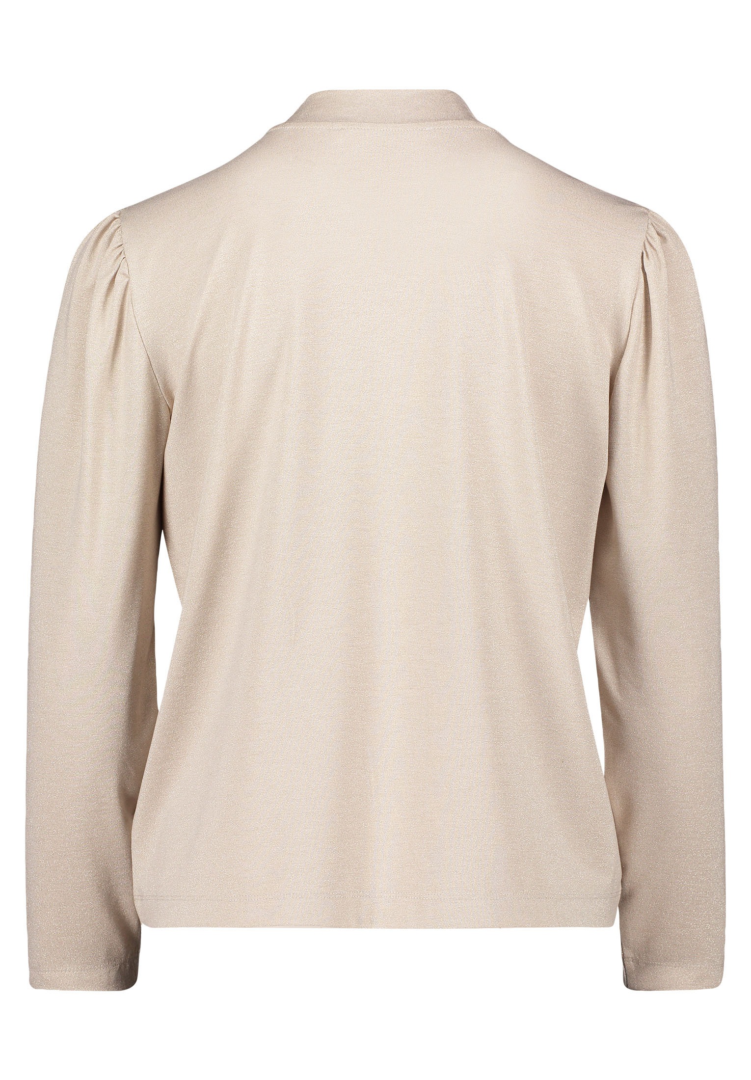 Betty&Co Kurzarmshirt »Betty & Co Rollkragenshirt mit Lurexfaden«, (1 tlg.), Glitzer