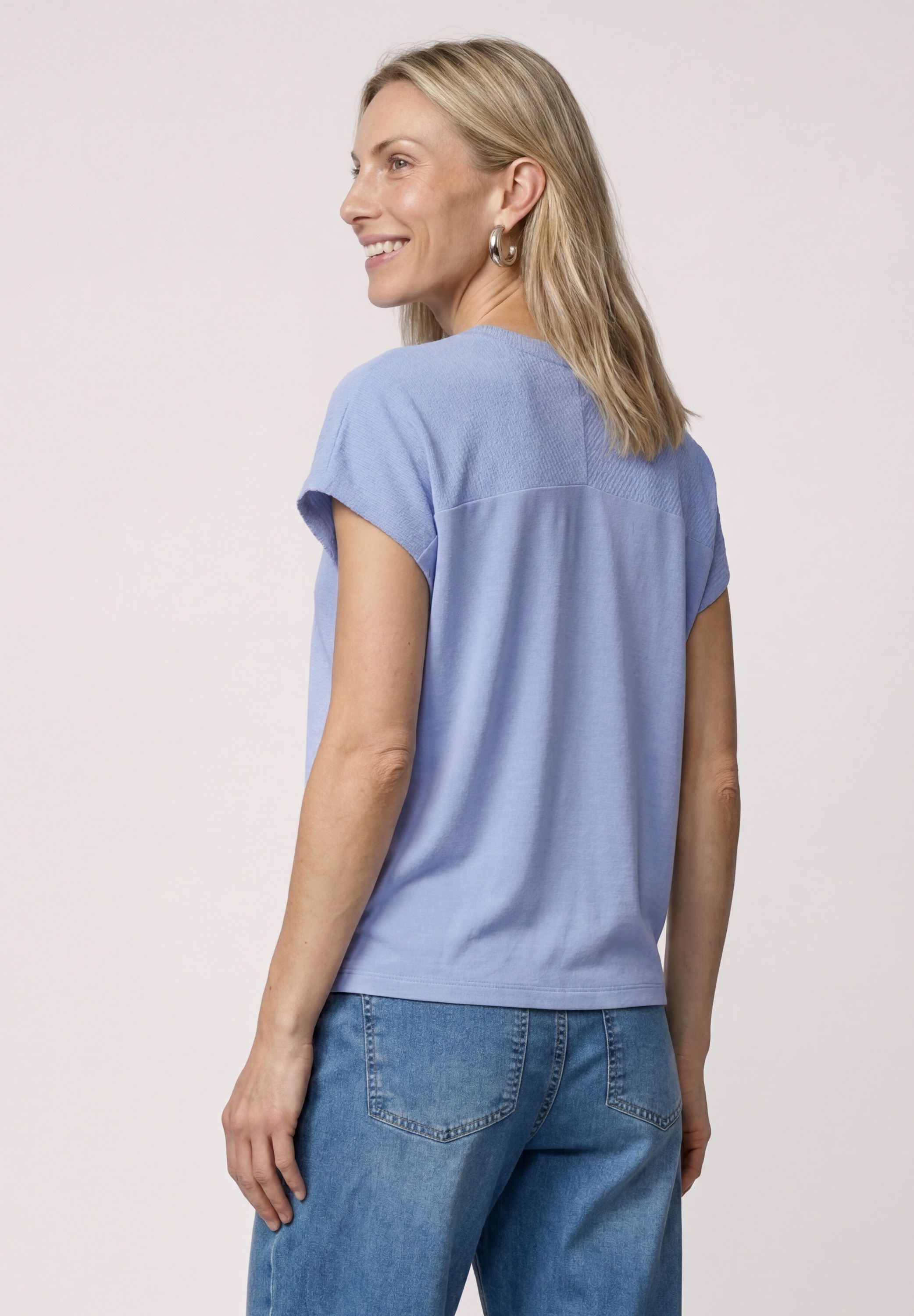 STREET ONE T-Shirt aus softer Viskose
