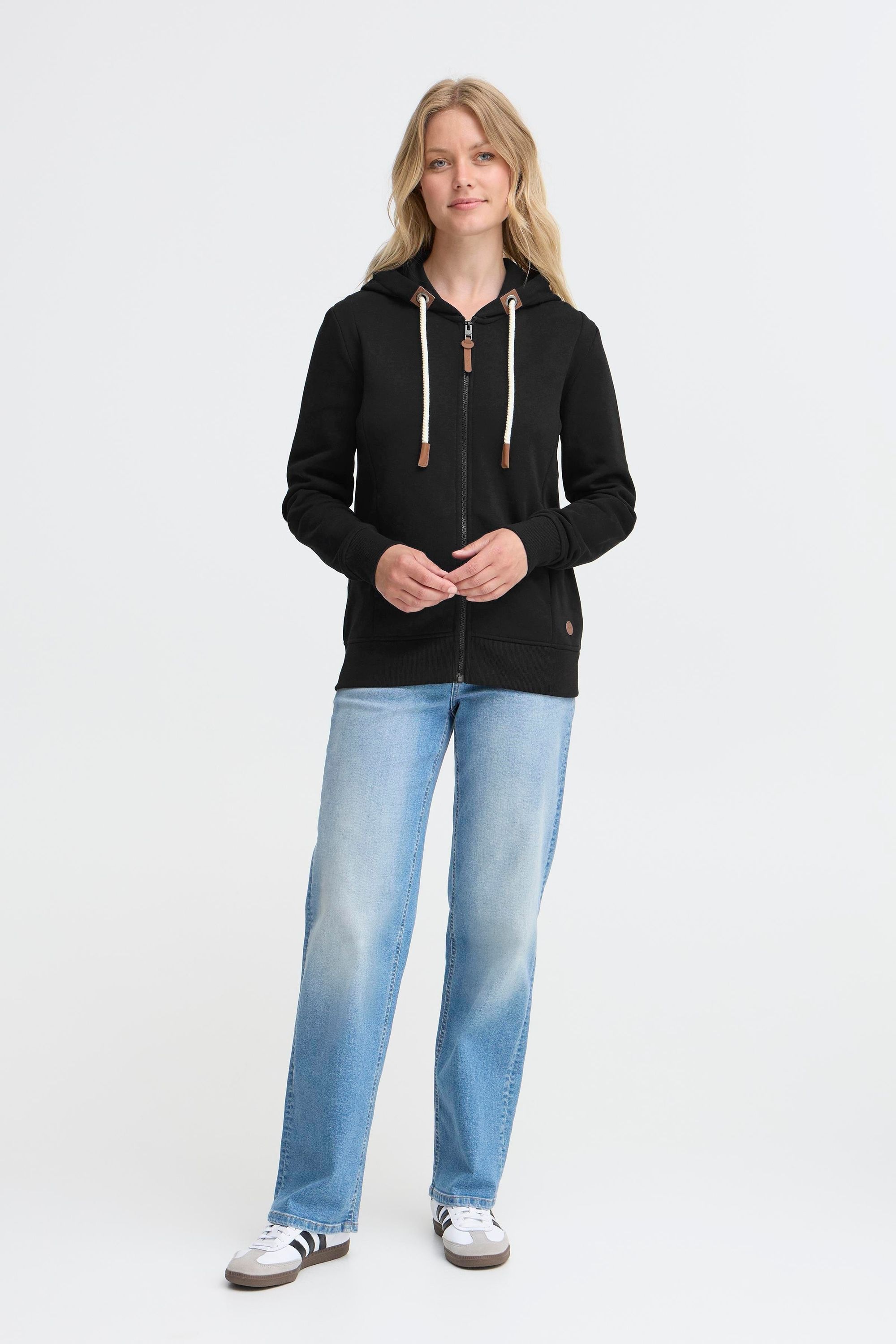 OXMO Kapuzensweatjacke "Kapuzenfleecejacke OXMILLE" günstig online kaufen
