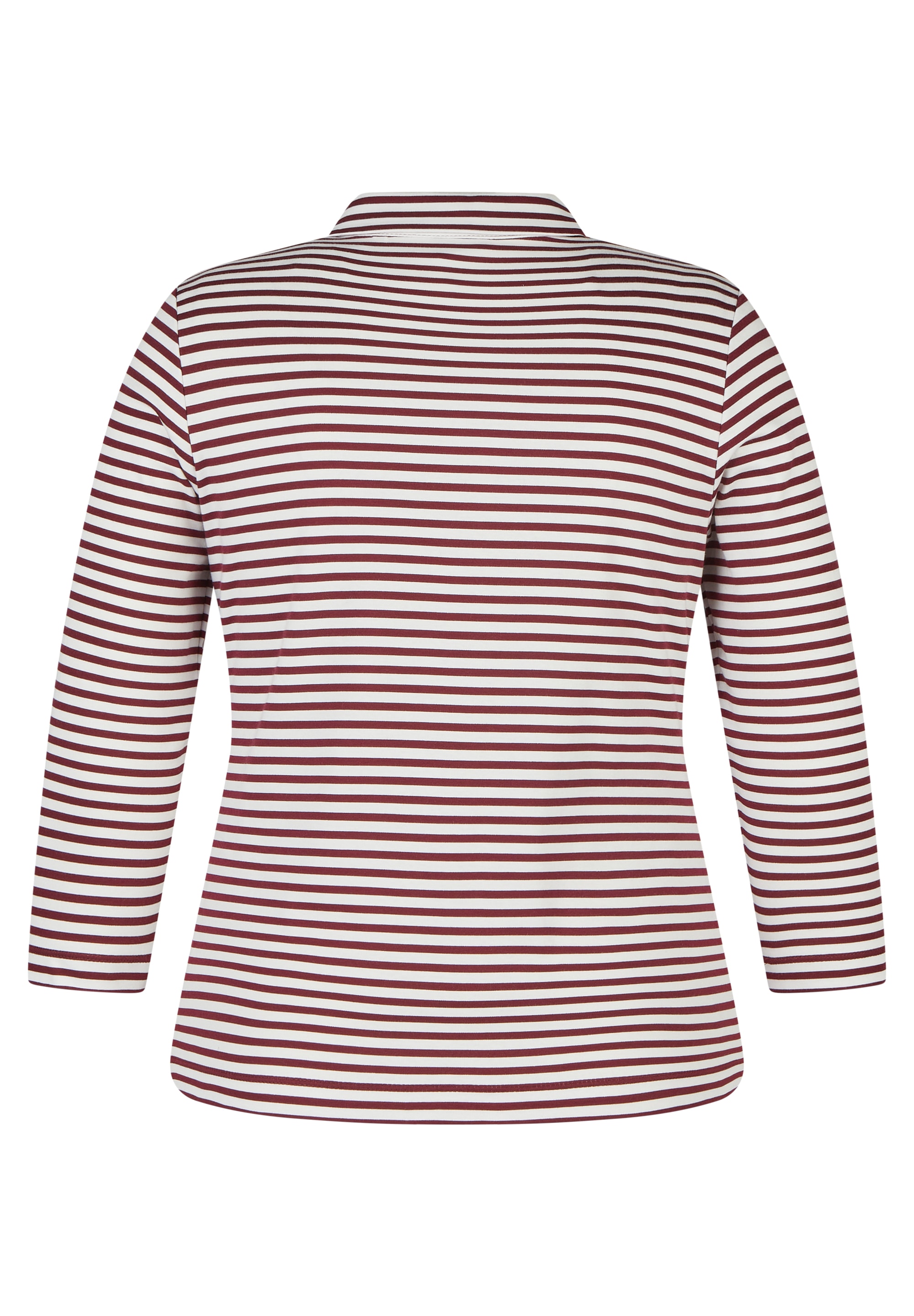 Rabe 3/4-Arm-Shirt mit Hemdkragen und Reißverschluss