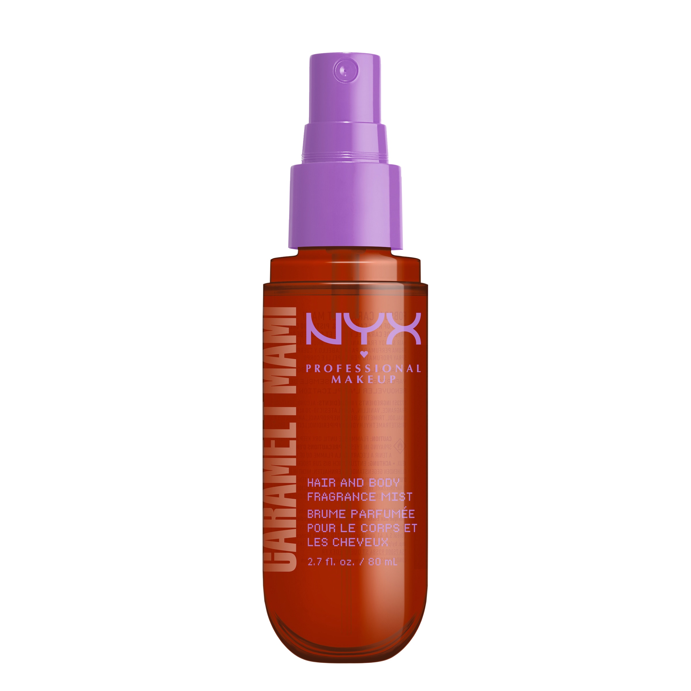 NYX PROFESSIONAL MAKEUP Bodyspray »CARAMELT MAMI HAIR & BODY MIST« duftet nach Karamell & Pistazie