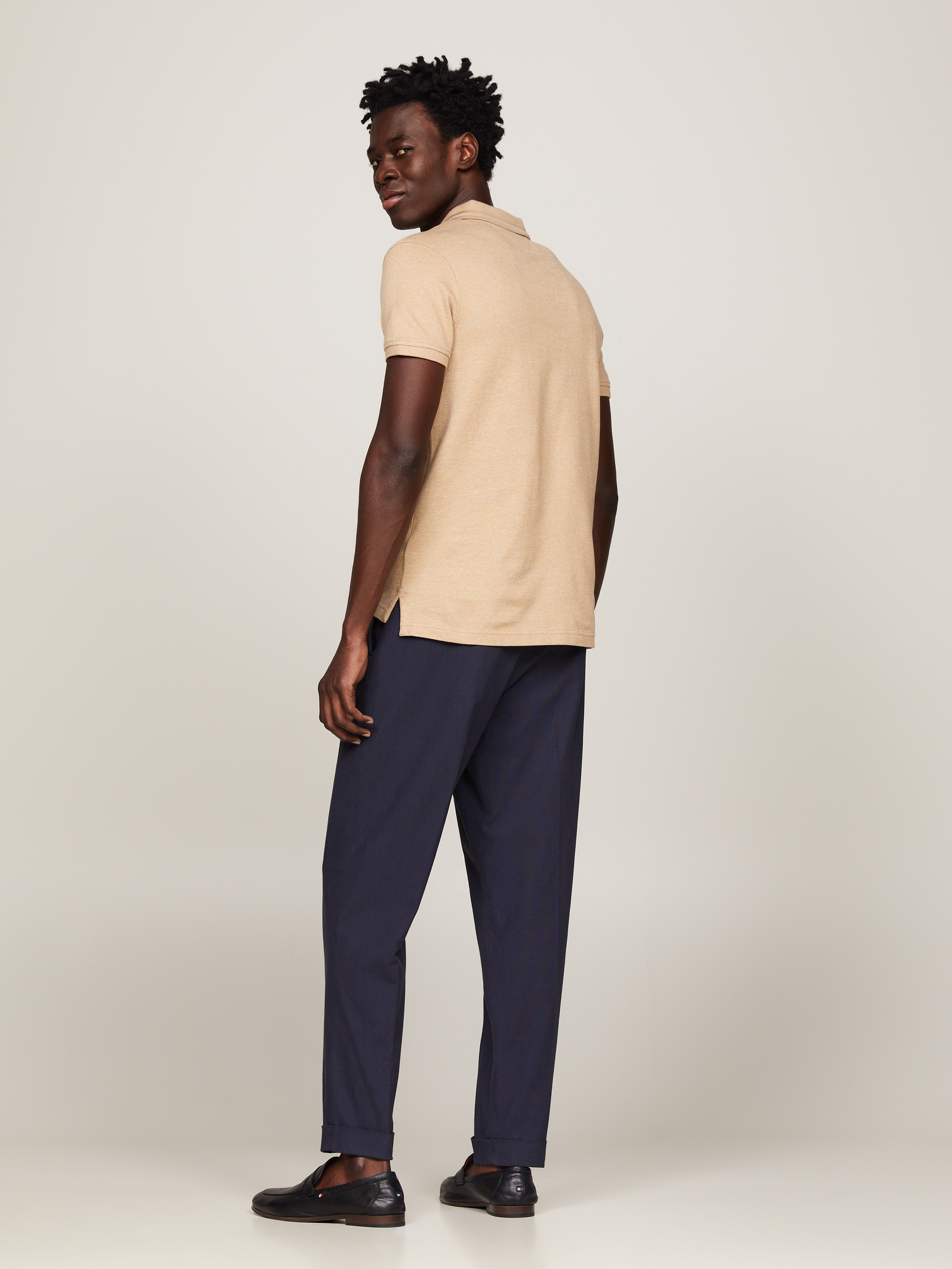 Tommy Hilfiger Poloshirt »PRETWIST MOULINE SLIM FIT POLO«, mit melierter Optik