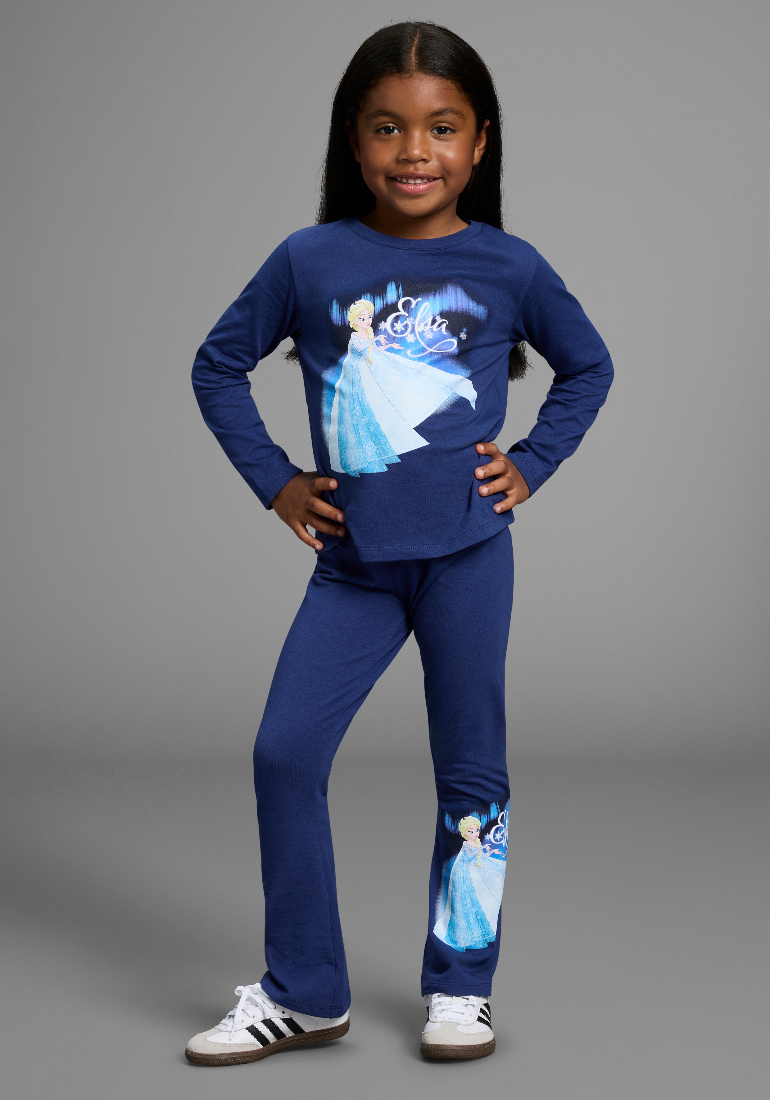 KIDSWORLD Langarmshirt & Leggings "FROZEN 2tlg Set: ELSA - Disney" Set, 2, 2 Stk. Disney ELSA Drucke
