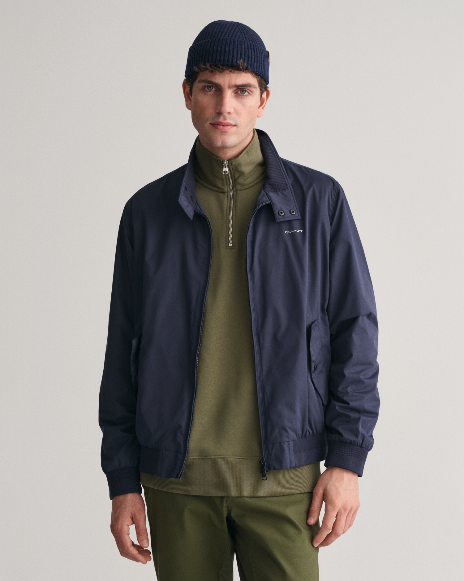 Gant Blouson "Leichte, taillierte Jacke, wetterbeständige Harrington Jacke Klassisch"