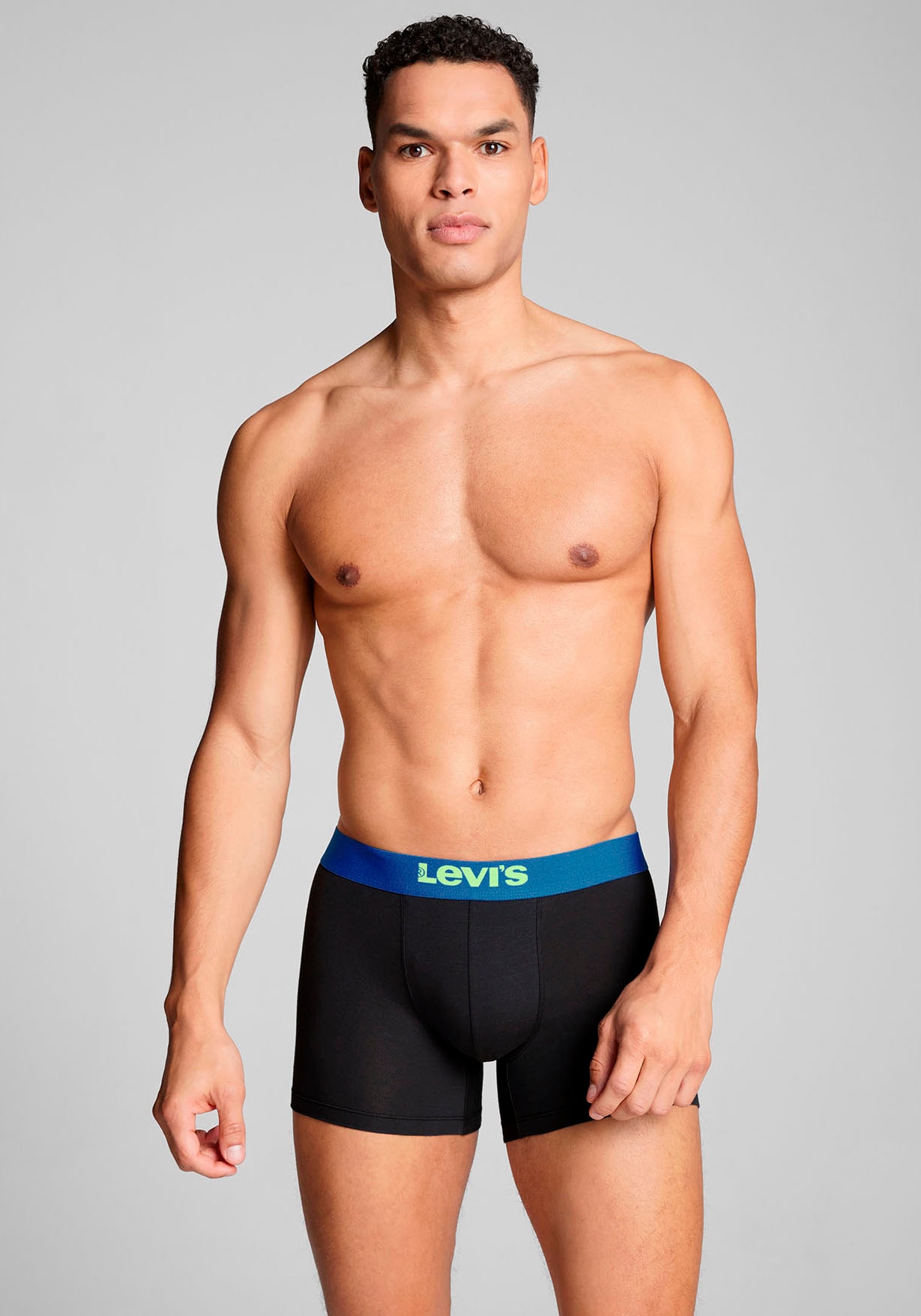 Levi's® Boxer, (3er-Pack), mit kontrastfarbenem Logobund, Geschenkbox