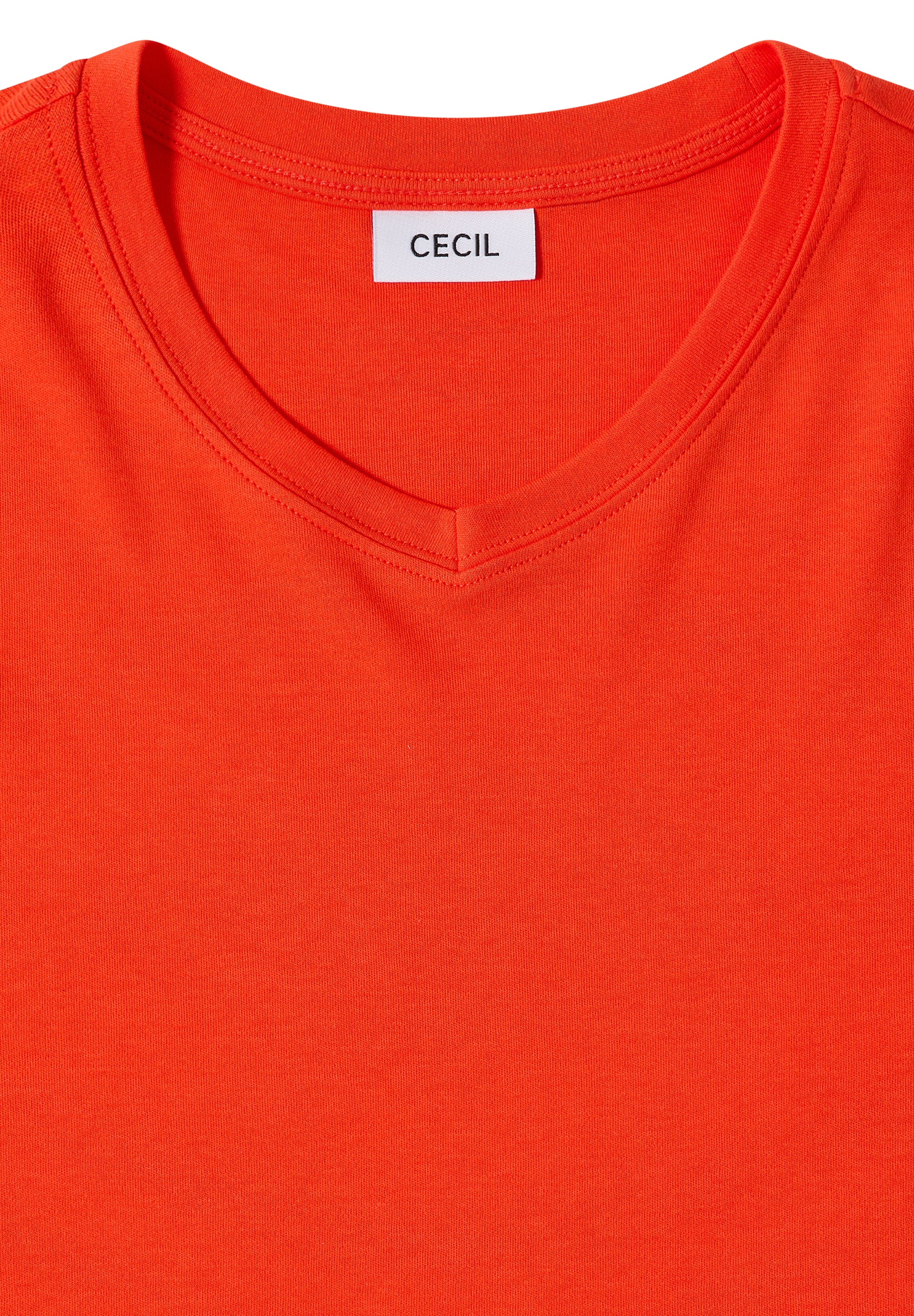 Cecil Langarmshirt aus reiner Baumwolle