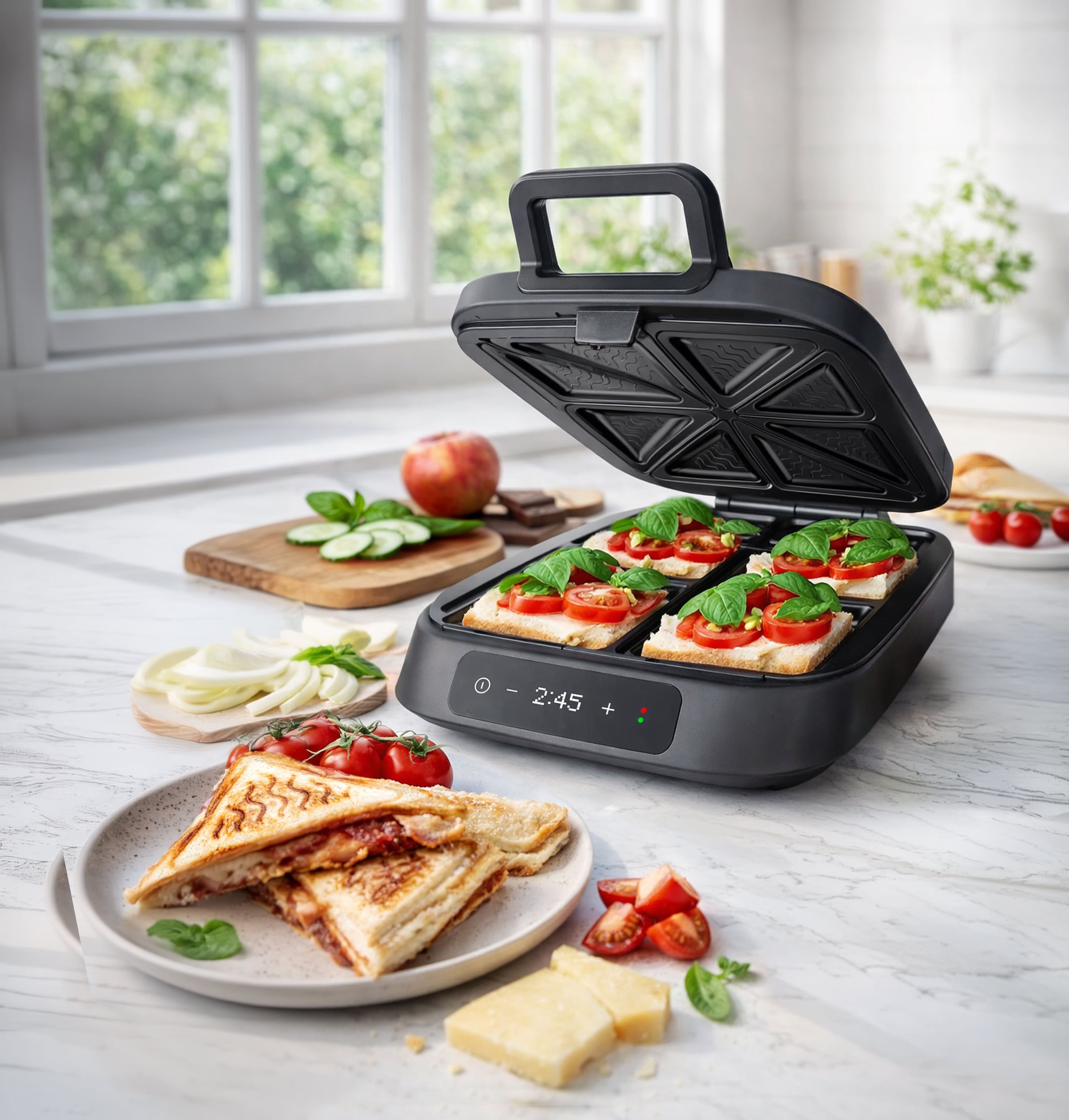 Gastroback Sandwichmaker »SNACK STATION 4XL ADVANCED 42469« 1800 W