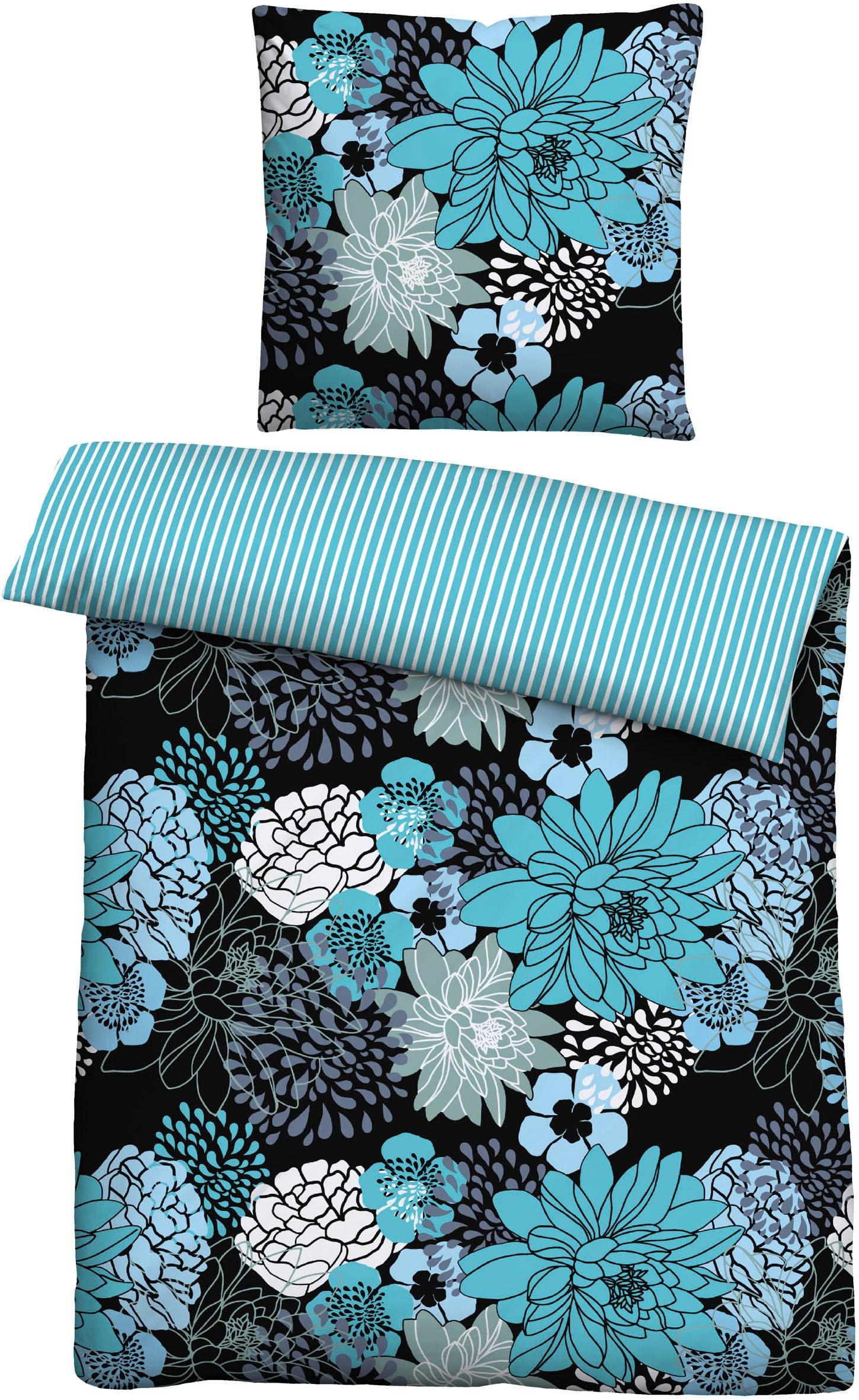 Castell - Markenbettwäsche Wendebettwäsche "0040564" 2 Stk. hautsympathisch günstig online kaufen