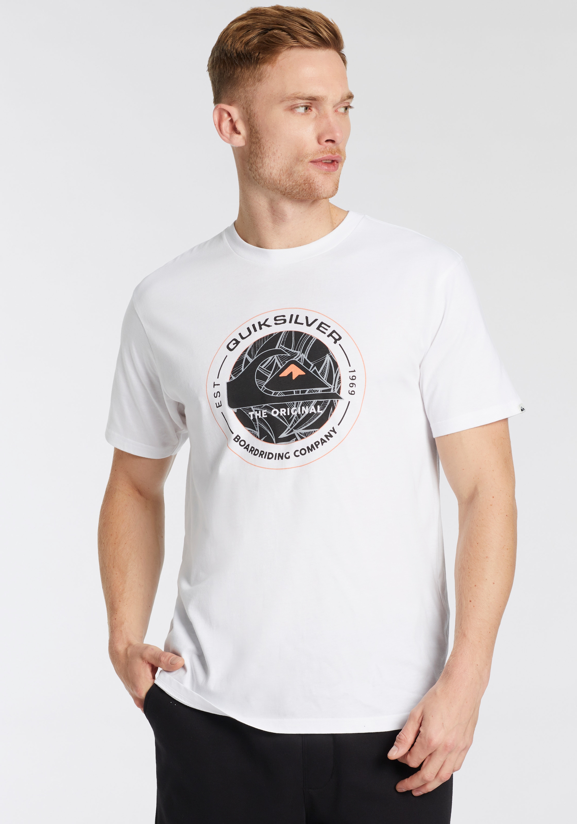Quiksilver T-Shirt »FLYING DISC UNDERTO SHORT SLEEVE PACK YM«, (2 tlg.), Doppelpack T-Shirt mit Print