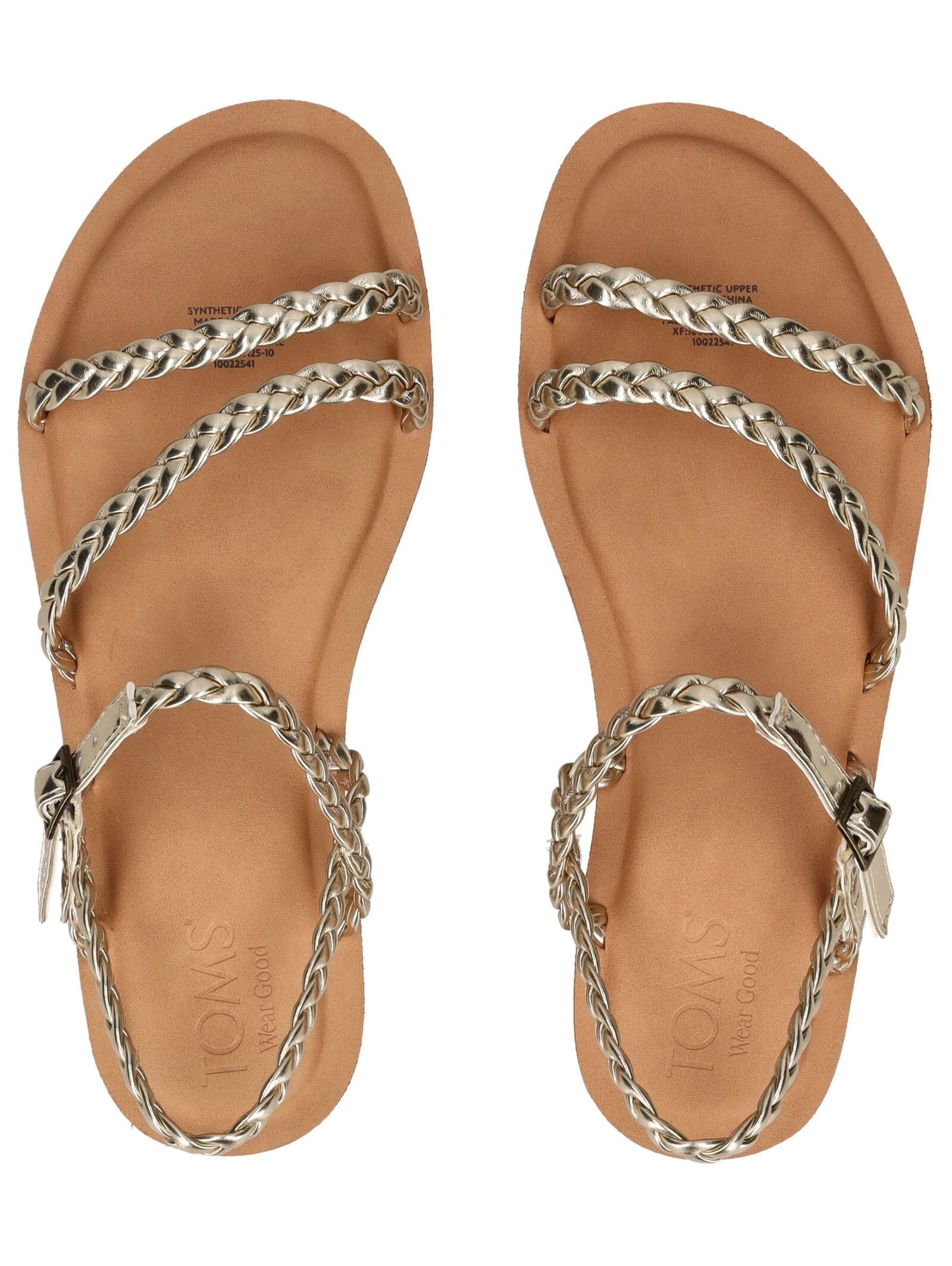 TOMS Riemchensandale »TOMS Sandalen Lederimitat«