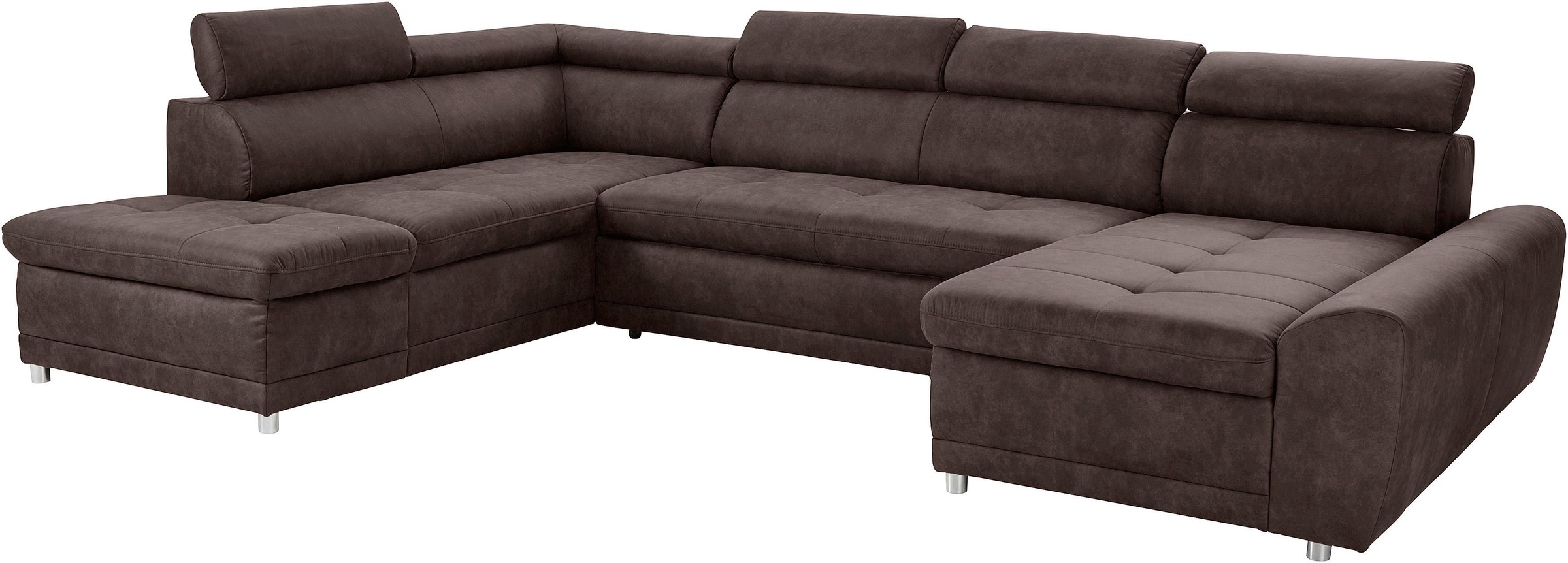 sit&more Wohnlandschaft "Riva U-Form" wahlweise mit Bettfunktion günstig online kaufen